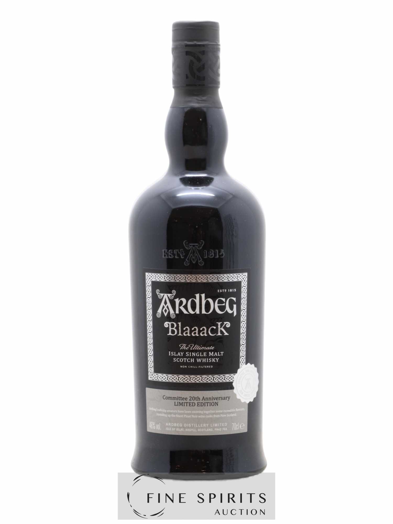 Ardbeg Of. Blaaack Committee 20th Anniversary - 2020 Limited Edition The Ultimate - Lot de 1 bouteille - 1