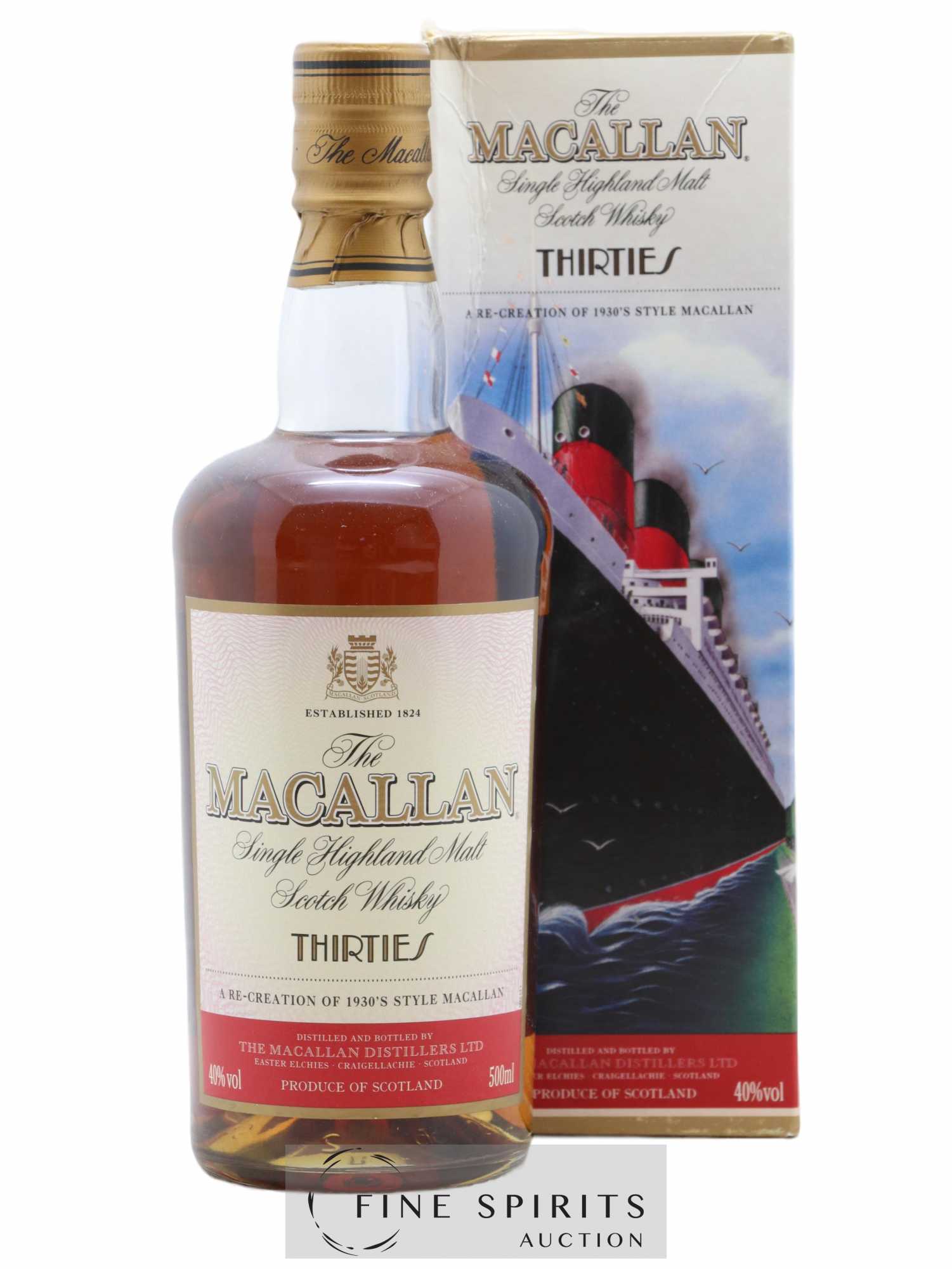 Macallan (The) Of. Thirties - Lot de 1 bouteille - 0