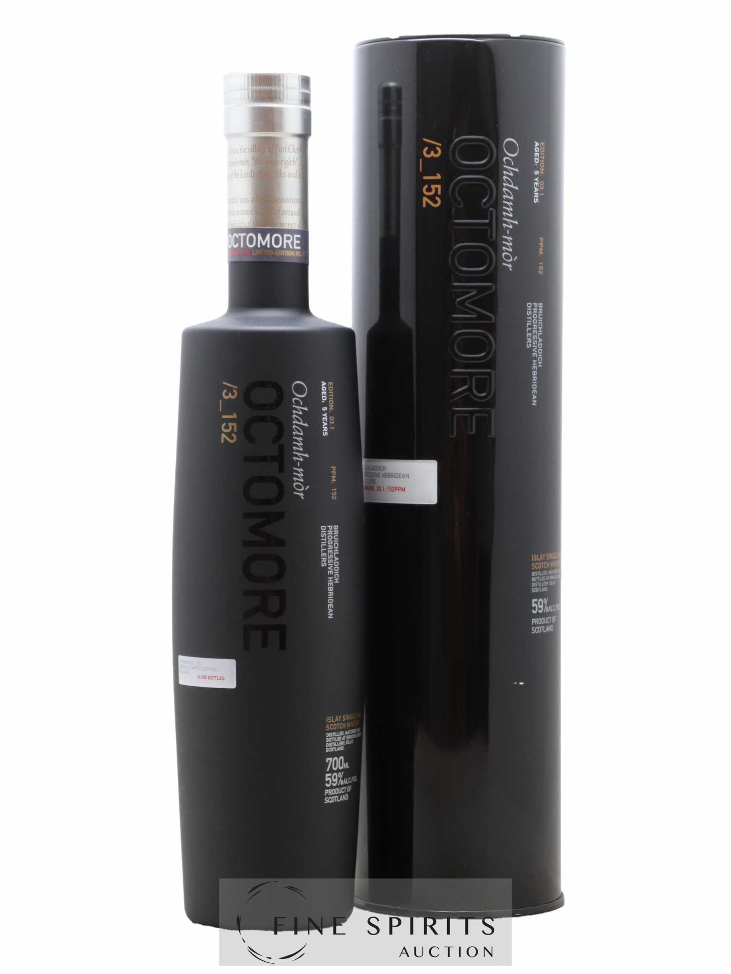 Octomore 5 years Of. Edition 03.1 One of 18000 - Lot de 1 bouteille - 0