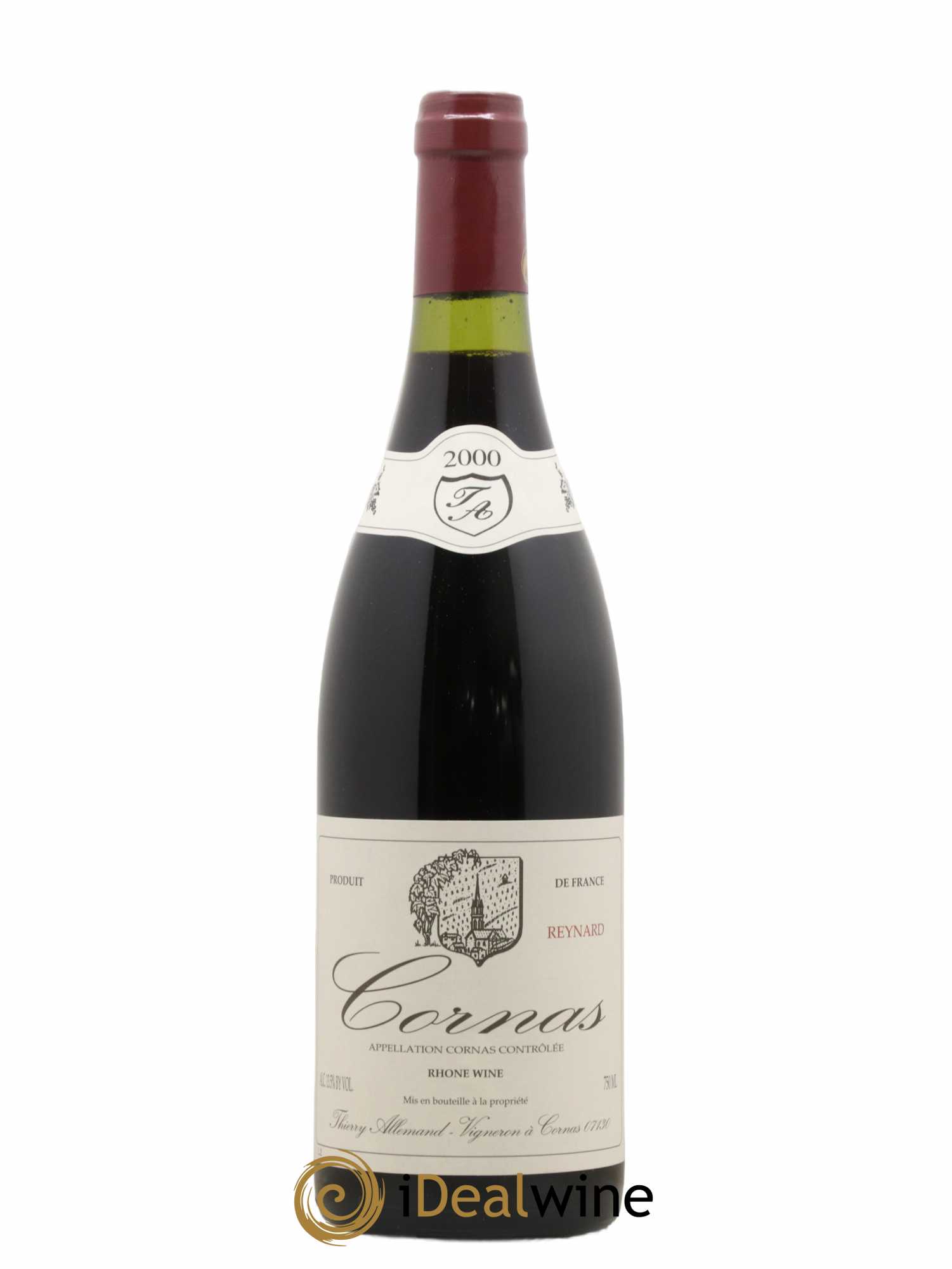 Cornas Reynard Thierry Allemand 2000 - Lot of 1 bottle - 0