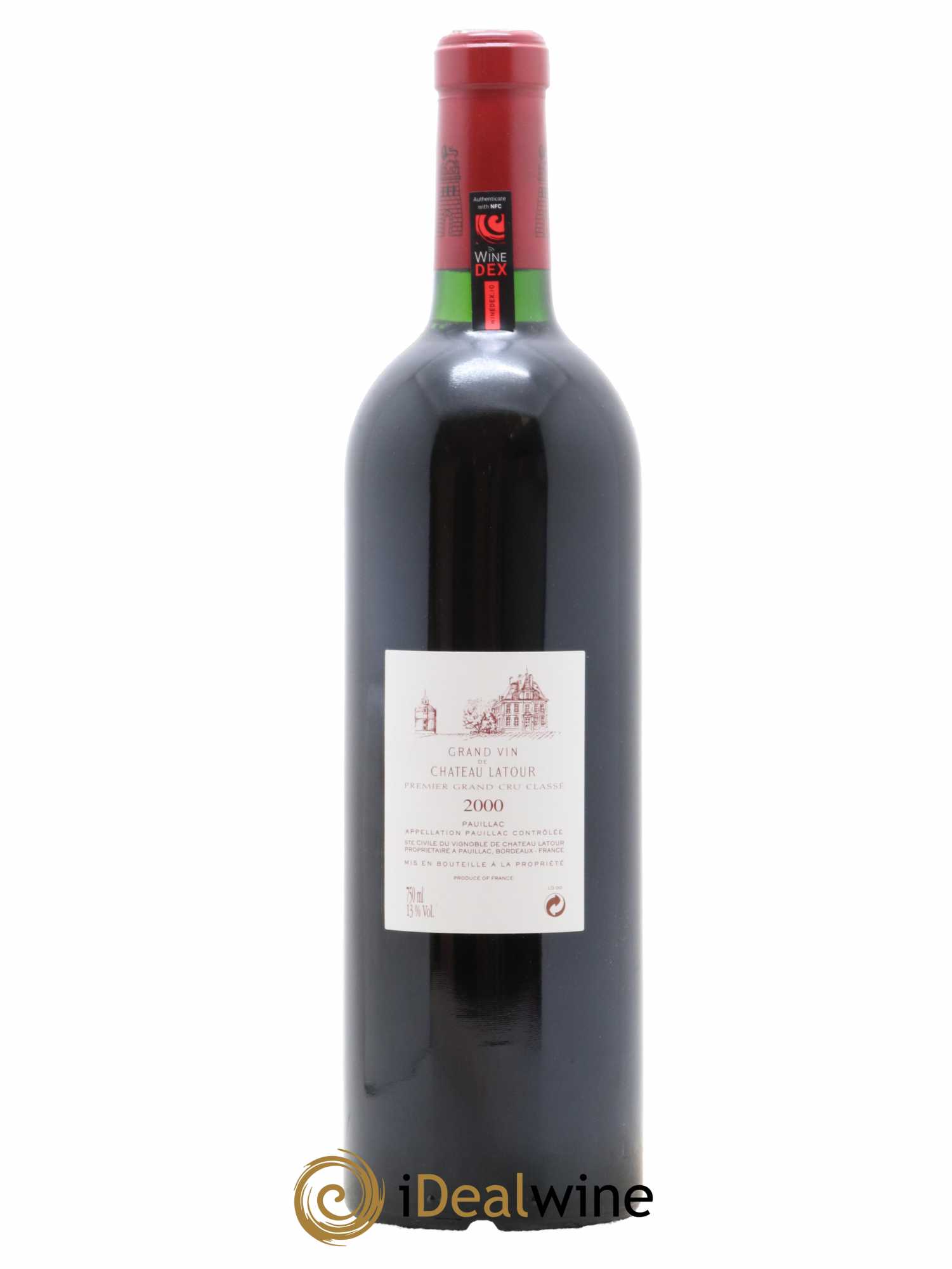Château Latour 1er Grand Cru Classé 2000 - Lot de 1 bouteille - 1