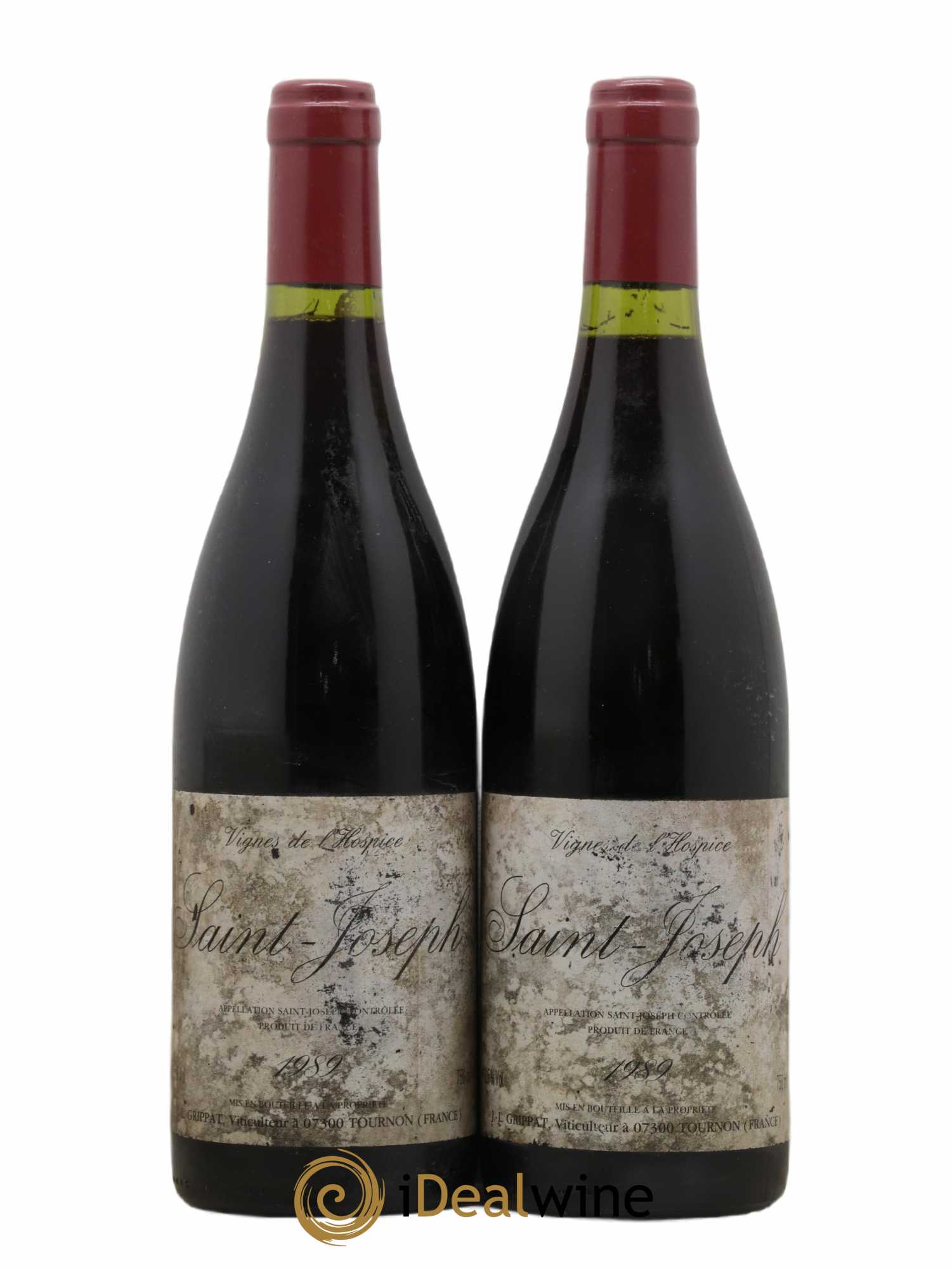 Saint-Joseph Vignes de l'Hospice Jean-Louis Grippat 1989 - Lot de 2 bouteilles - 0