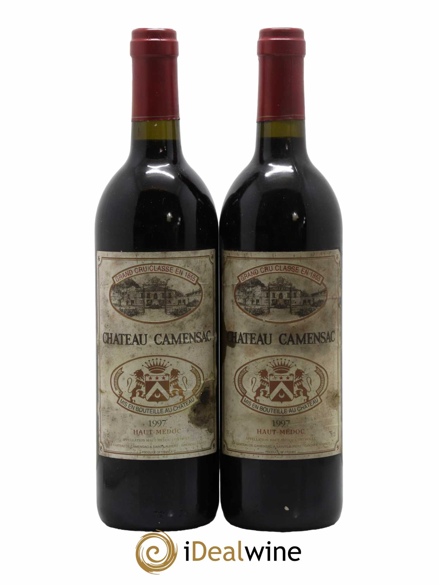 Château Camensac 5ème Grand Cru Classé 1997 - Lot de 2 bouteilles - 0