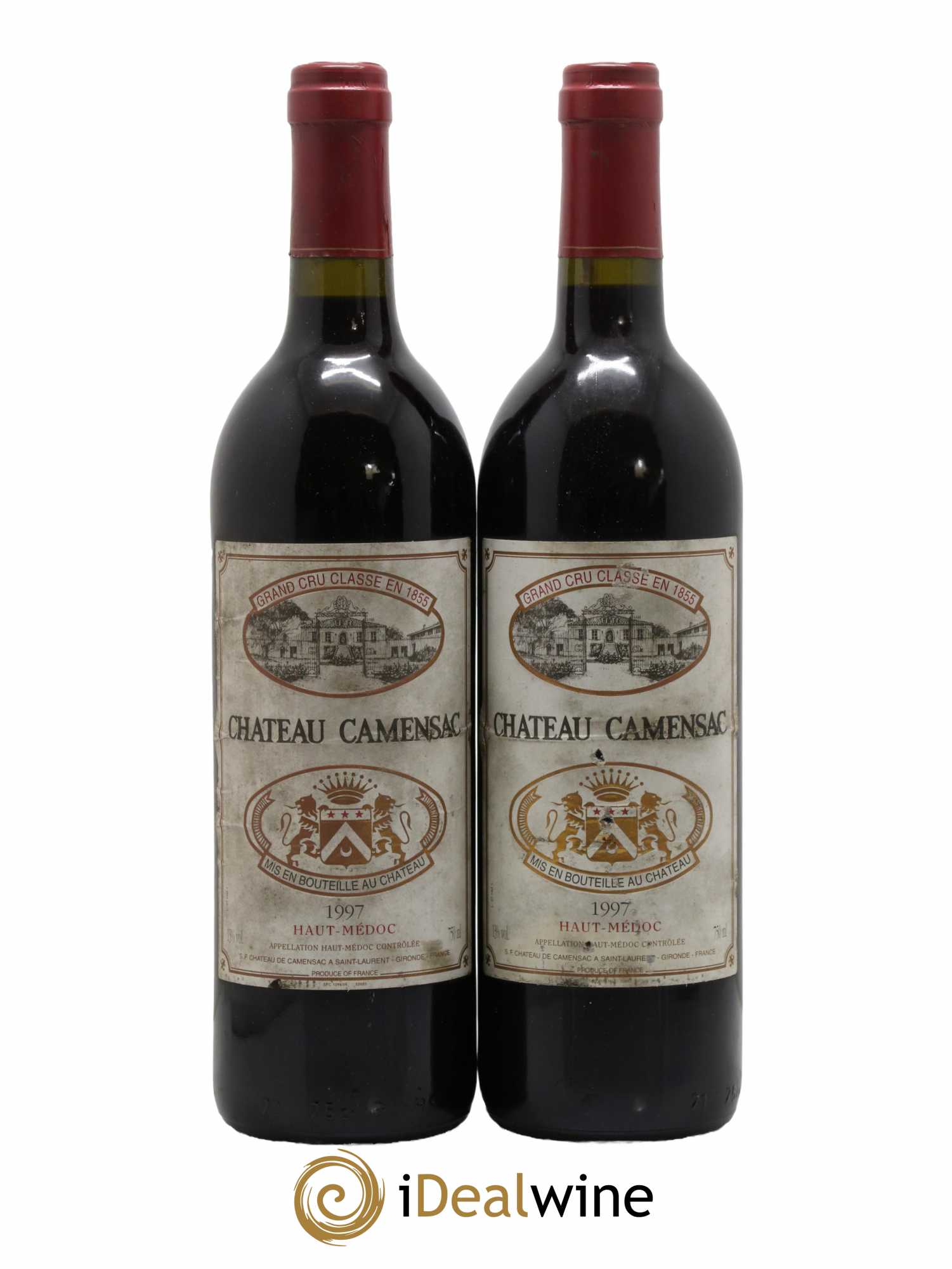 Château Camensac 5ème Grand Cru Classé 1997 - Lot de 2 bouteilles - 0