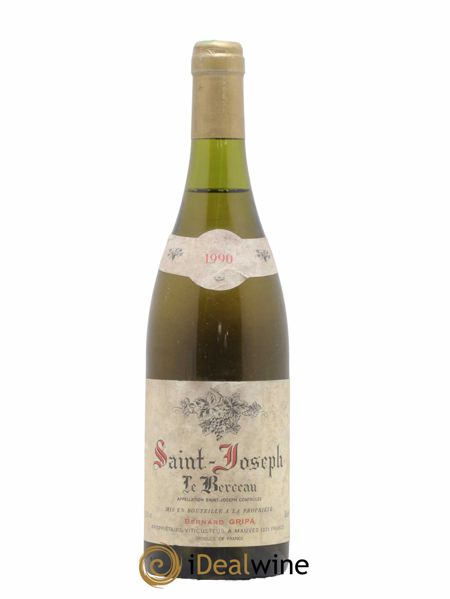 Saint-Joseph Le Berceau Bernard Gripa (Domaine) 1990 - Lot de 1 bouteille - 0