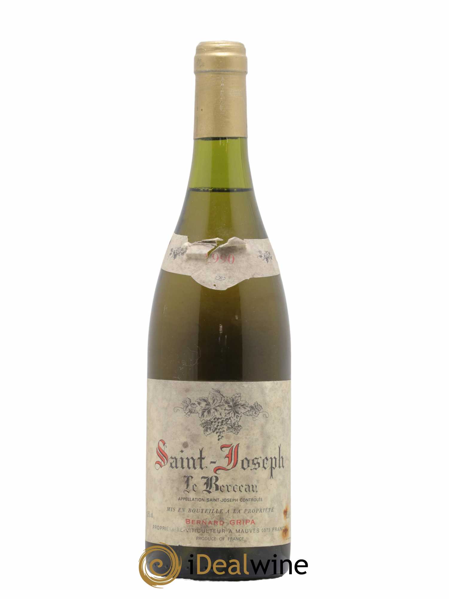 Saint-Joseph Le Berceau Bernard Gripa (Domaine) 1990 - Lot de 1 bouteille - 0