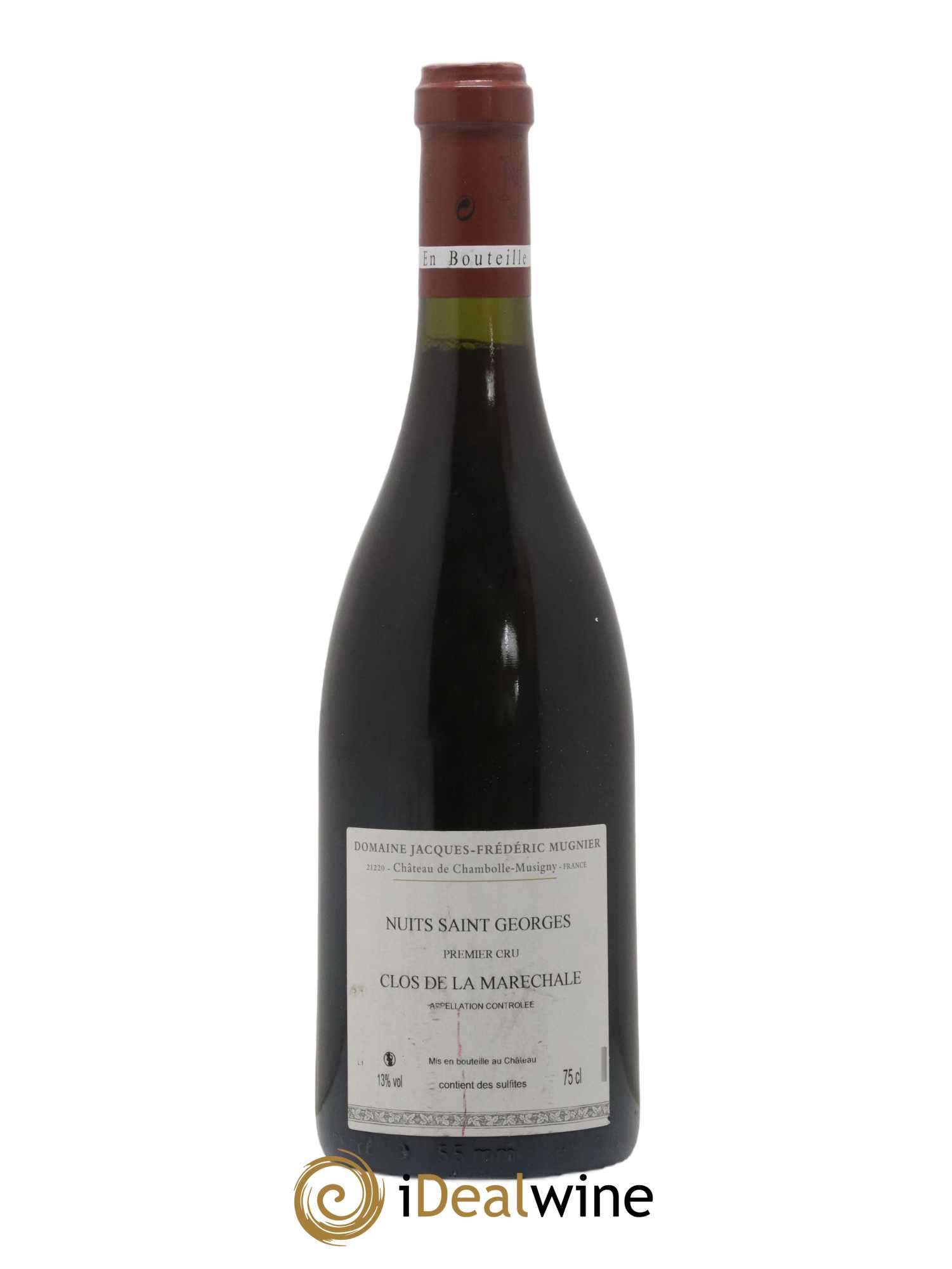 Nuits-Saint-Georges 1er Cru Clos de La Maréchale Jacques-Frédéric Mugnier 2010 - Lot of 1 bottle - 1