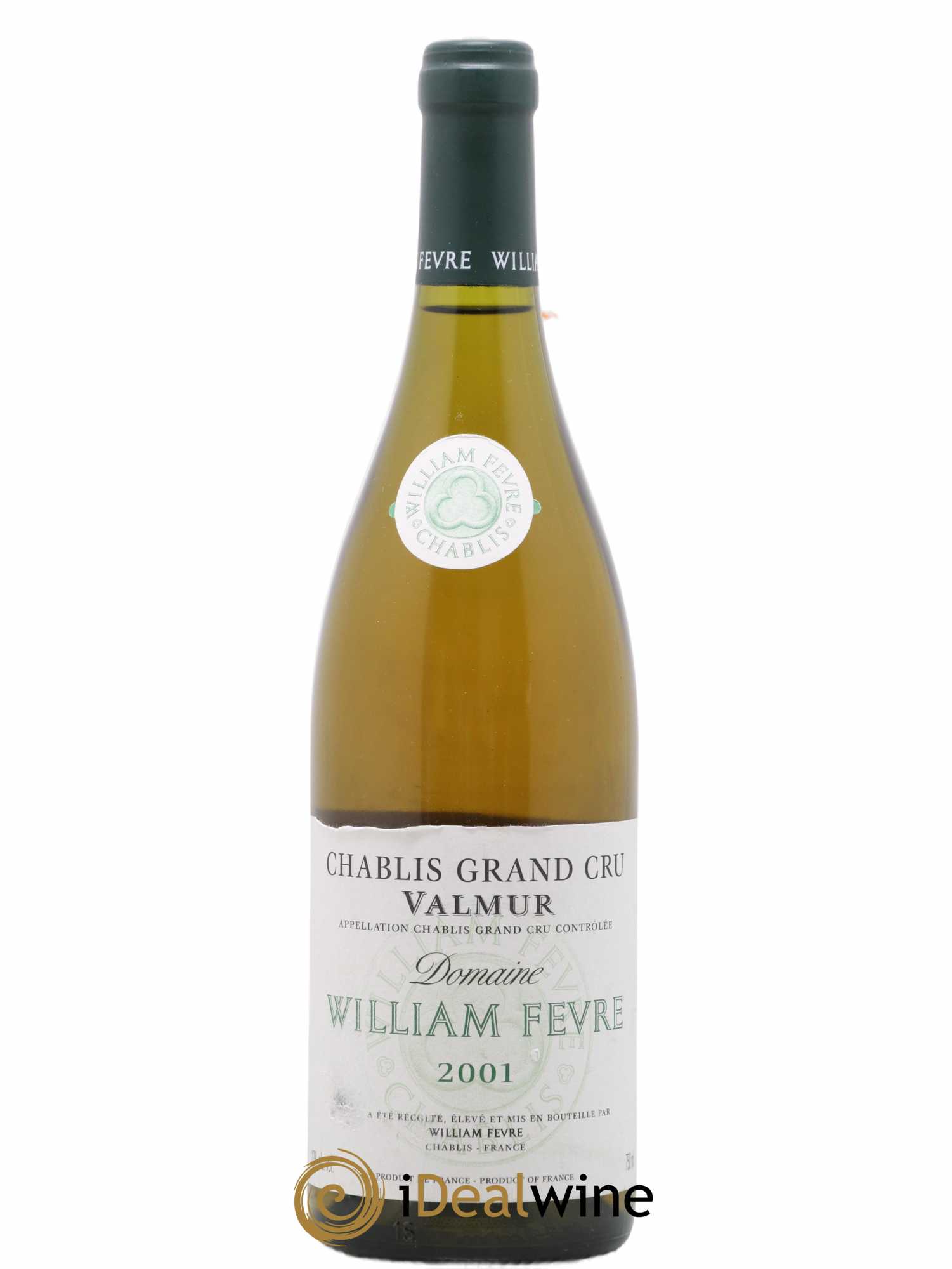 Chablis Grand Cru Valmur William Fèvre 2001 - Lot de 1 bouteille - 0