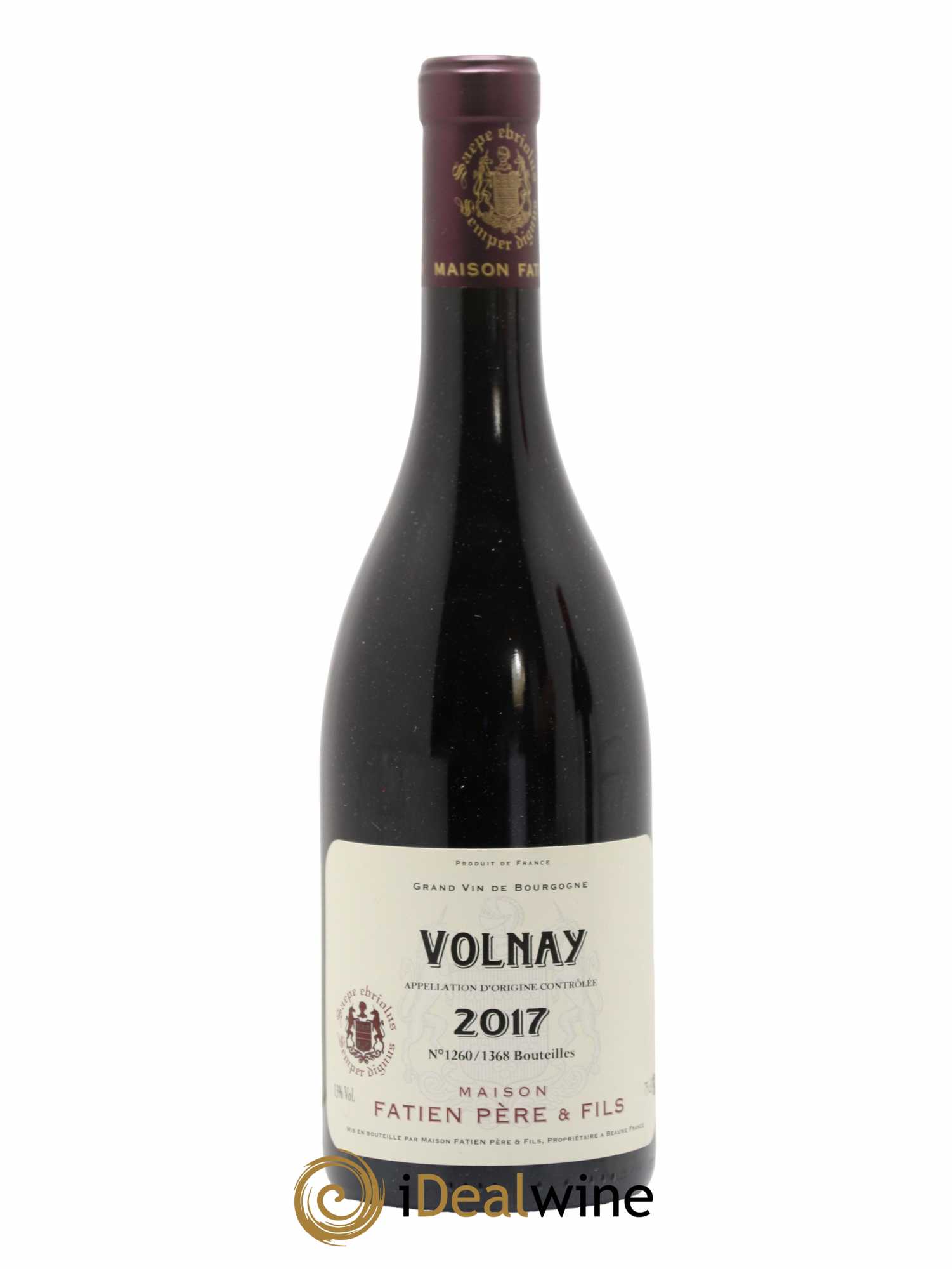 Volnay Maison Fatien Père 2017 - Lot de 1 bouteille - 0