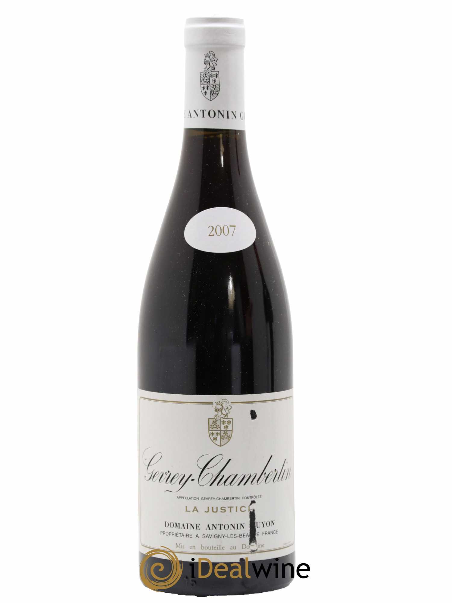 Gevrey-Chambertin La Justice Domaine Antonin Guyon 2007 - Lot de 1 bouteille - 0