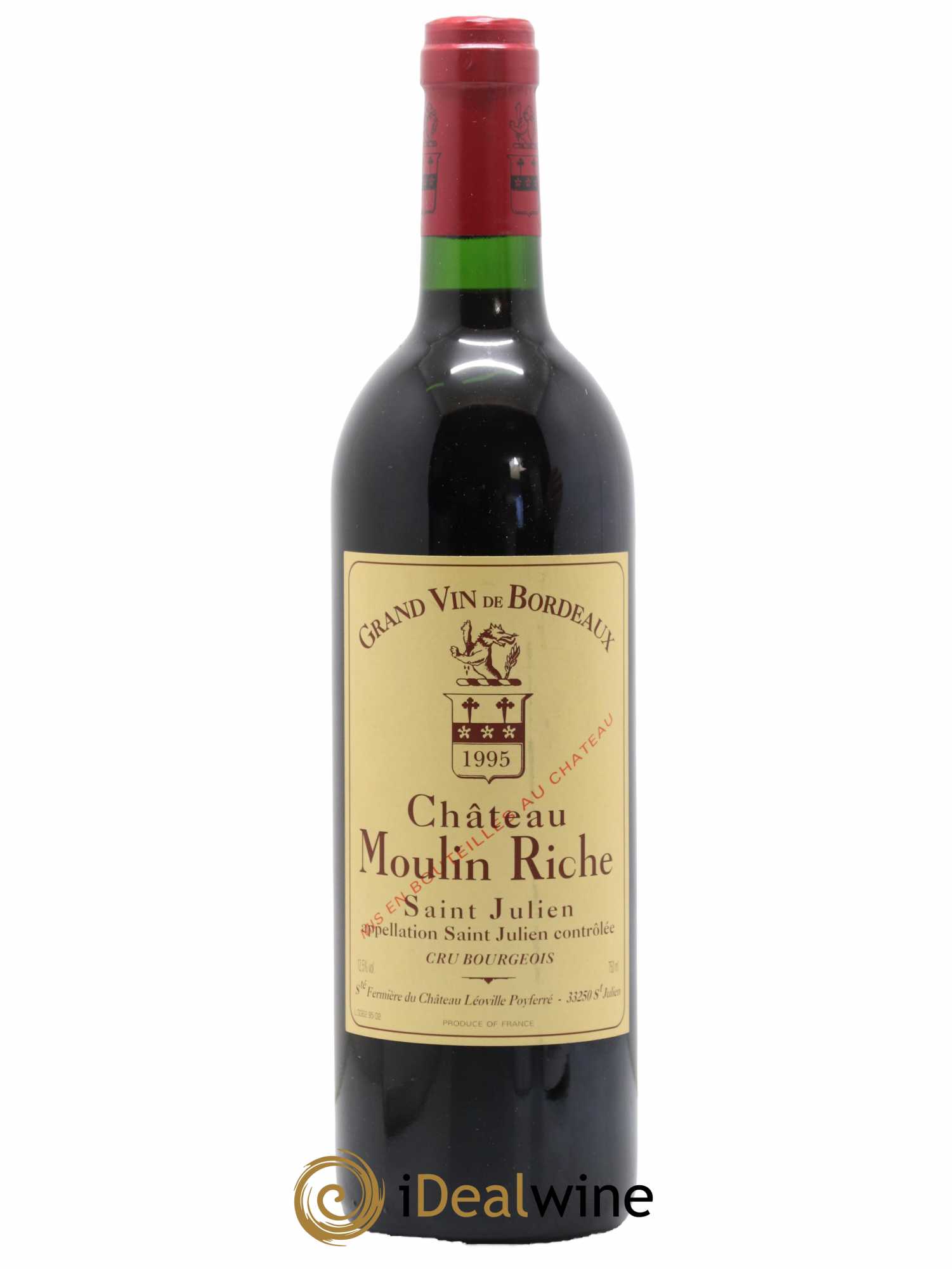 Château Moulin Riche 1995 - Posten von 1 Flasche - 0