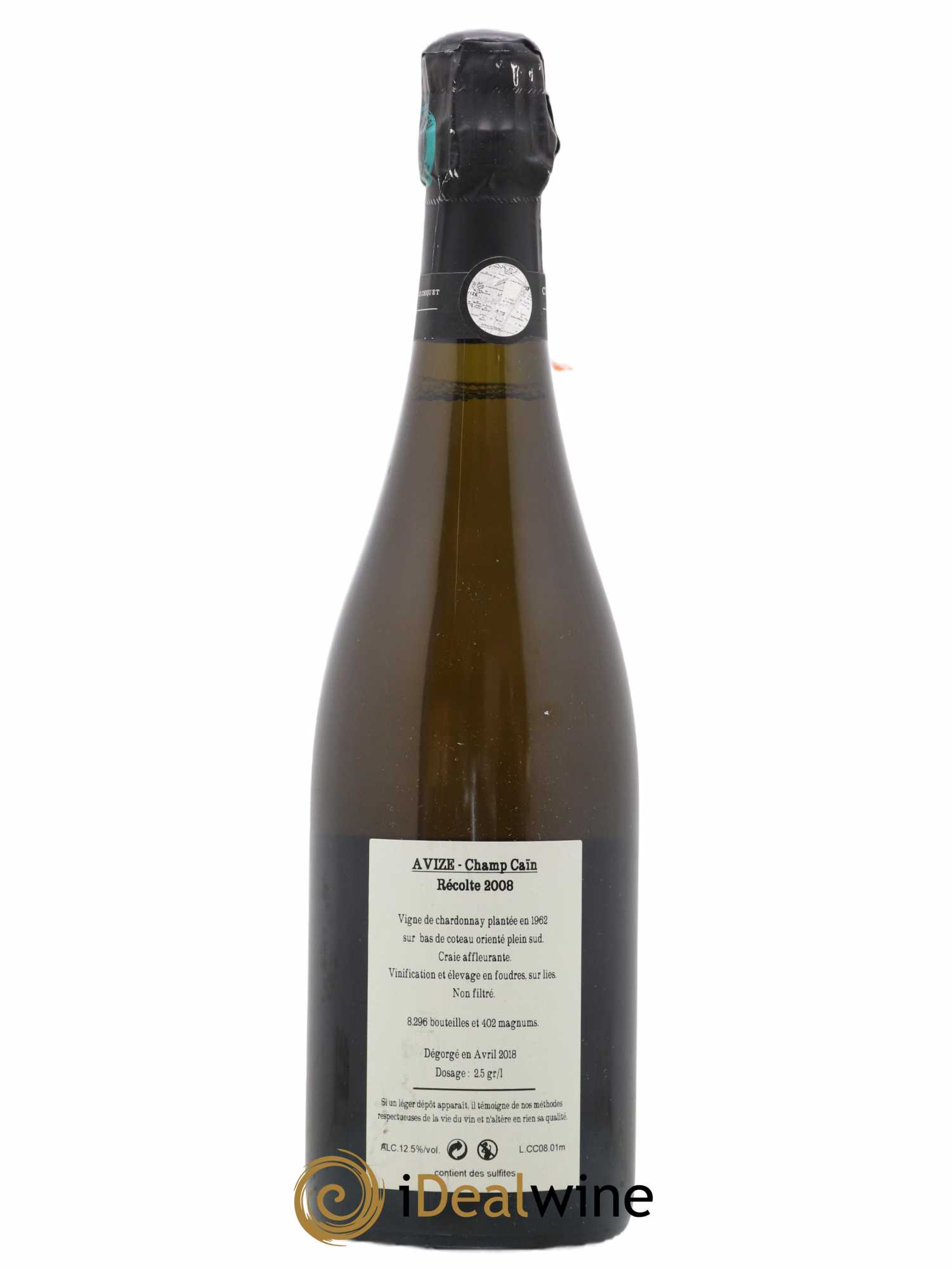 Avize Champ Caïn Extra-Brut Jacquesson 2008 - Lot of 1 bottle - 1