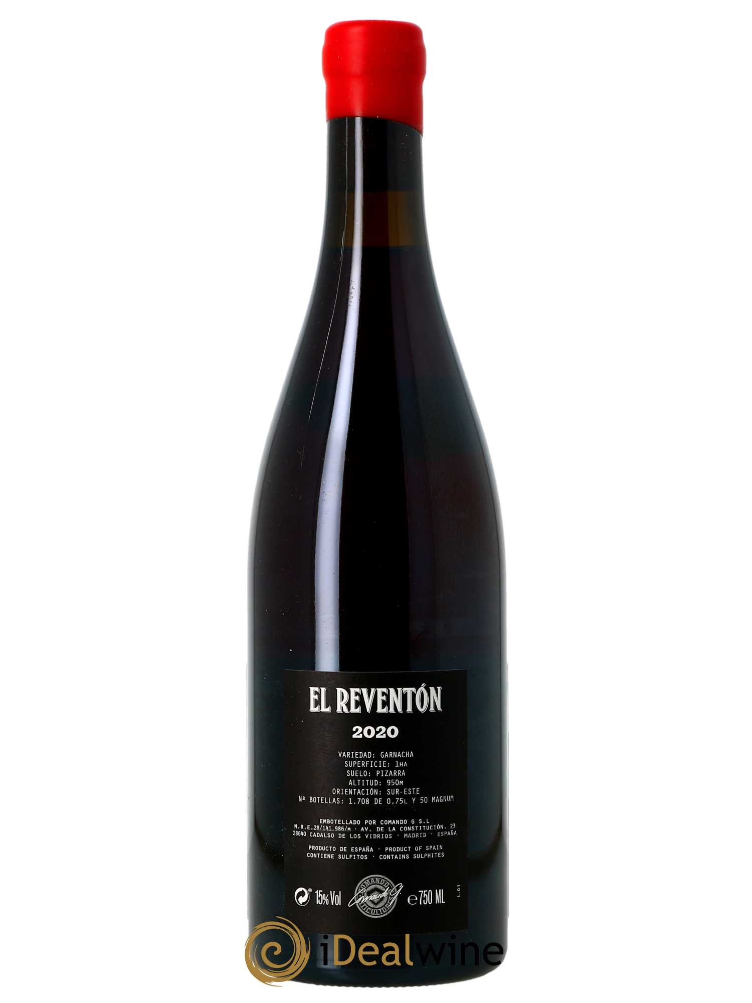 Castilla y Léon Comando G (anciennement Daniel Jimenez-Landi) El Reventon 2020 - Lot de 1 bouteille - 1