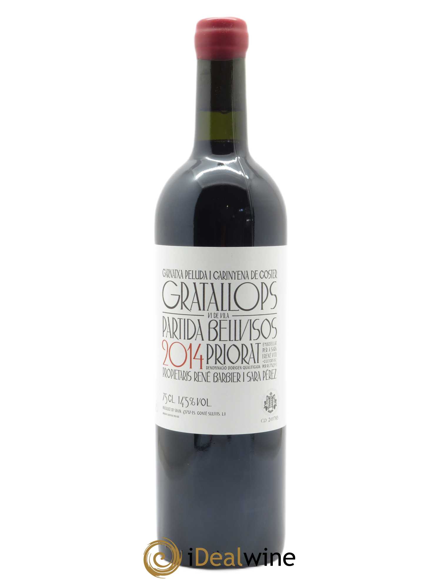 Priorat DOCa Partida Bellvisos Gratallops Sara Perez & Rene Barbier 2014 - Lotto di 1 bottiglia - 0
