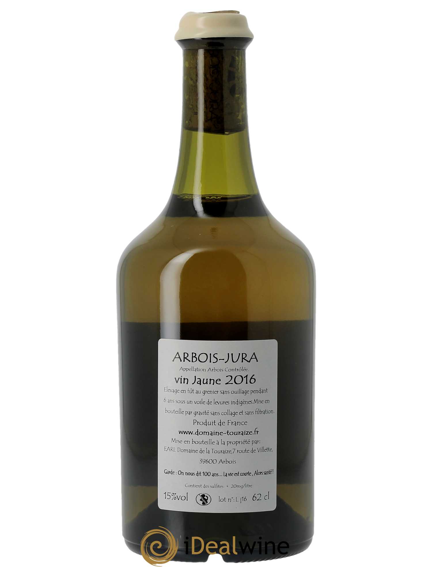 Arbois Vin Jaune Domaine de la Touraize 2016 - Lot of 1 bottle - 1