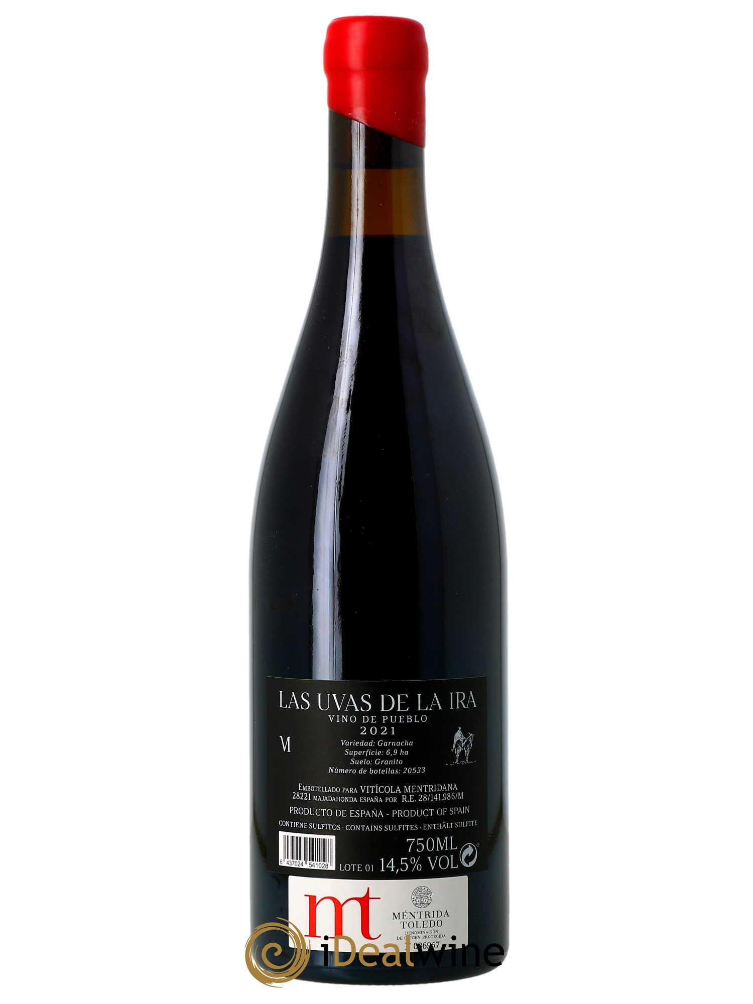 Méntrida DO Viticola Mentridana (anciennement Daniel Jimenez-Landi) Las Uvas de la Ira 2021 - Lot of 1 bottle - 1