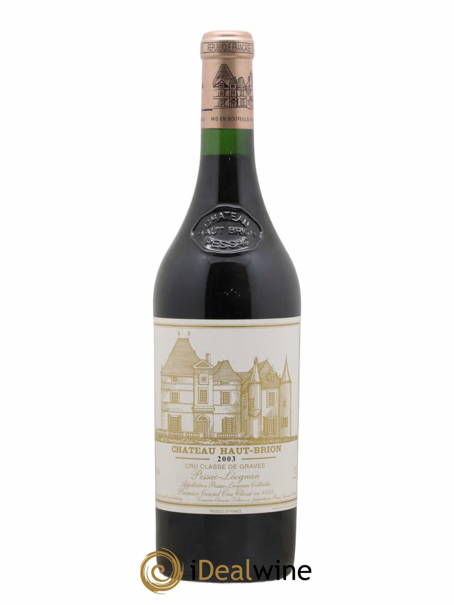 Château Haut Brion 1er Grand Cru Classé 2003 - Lot de 1 bouteille - 0