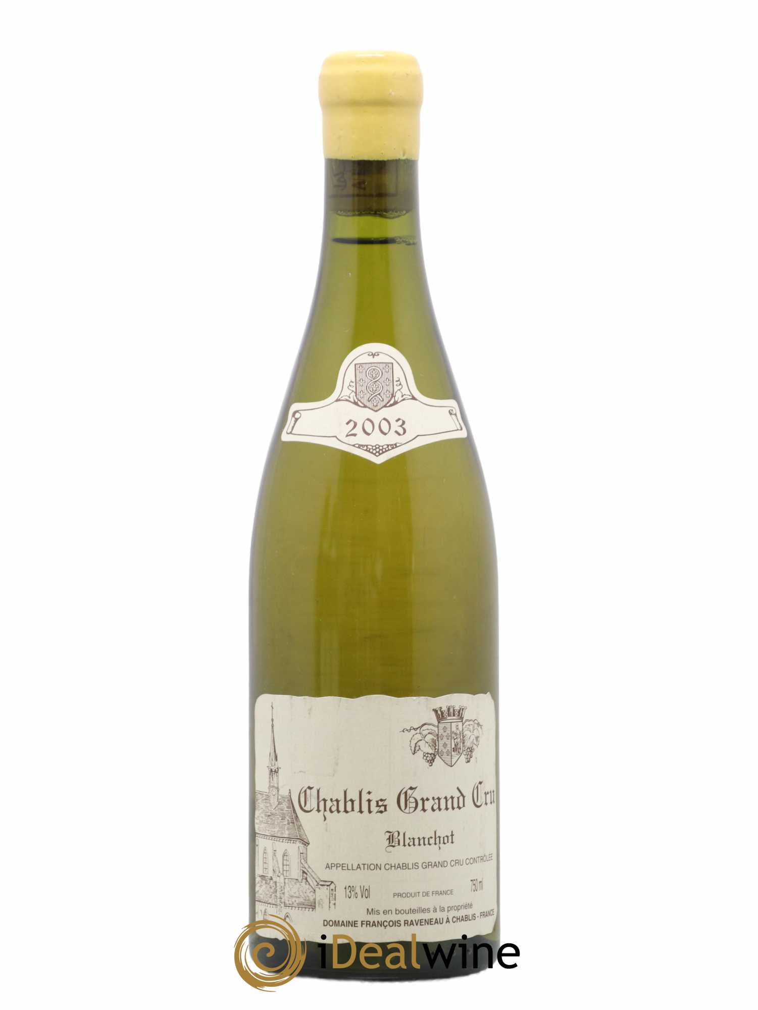 Chablis Grand Cru Blanchot Raveneau (Domaine) 2003 - Lot de 1 bouteille - 0