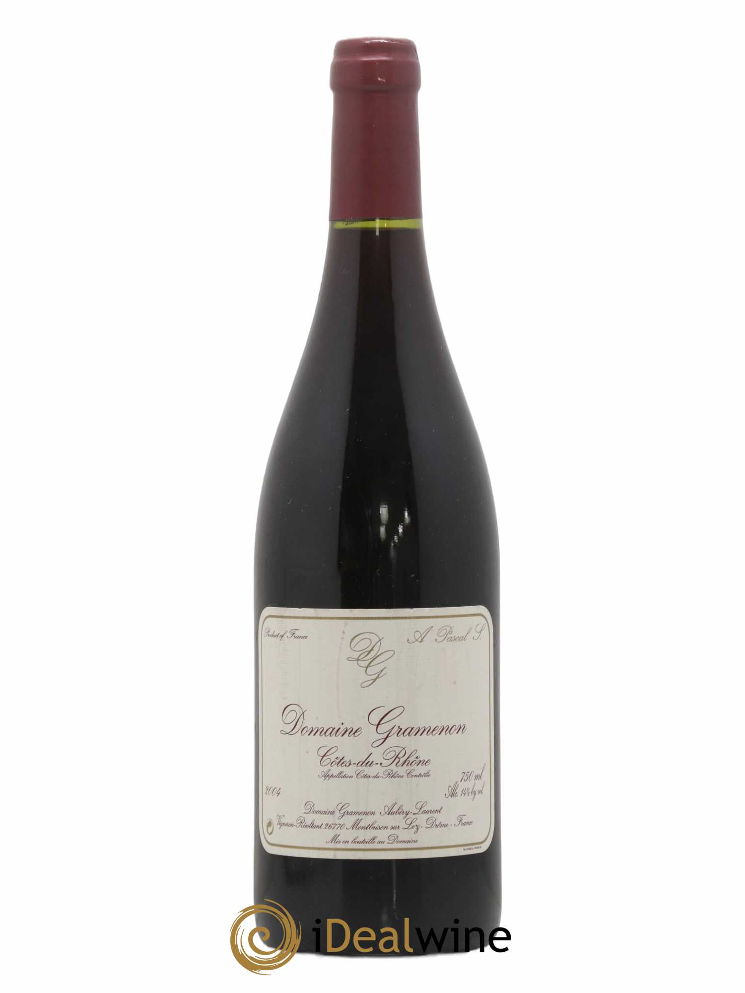 Côtes-du-Rhône A Pascal S. Gramenon (Domaine) 2004 - Lot de 1 bouteille - 0