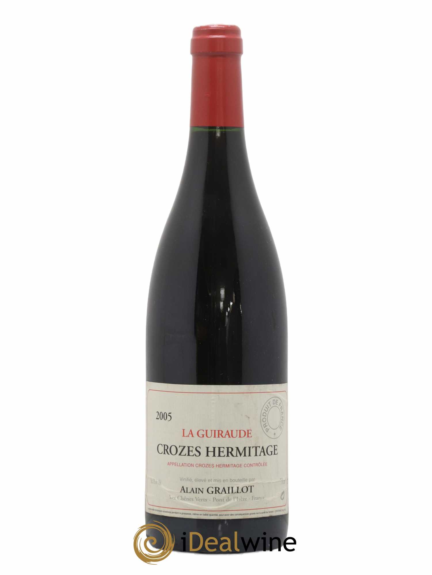Crozes-Hermitage La Guiraude Domaine Graillot 2005 - Lot of 1 bottle - 0