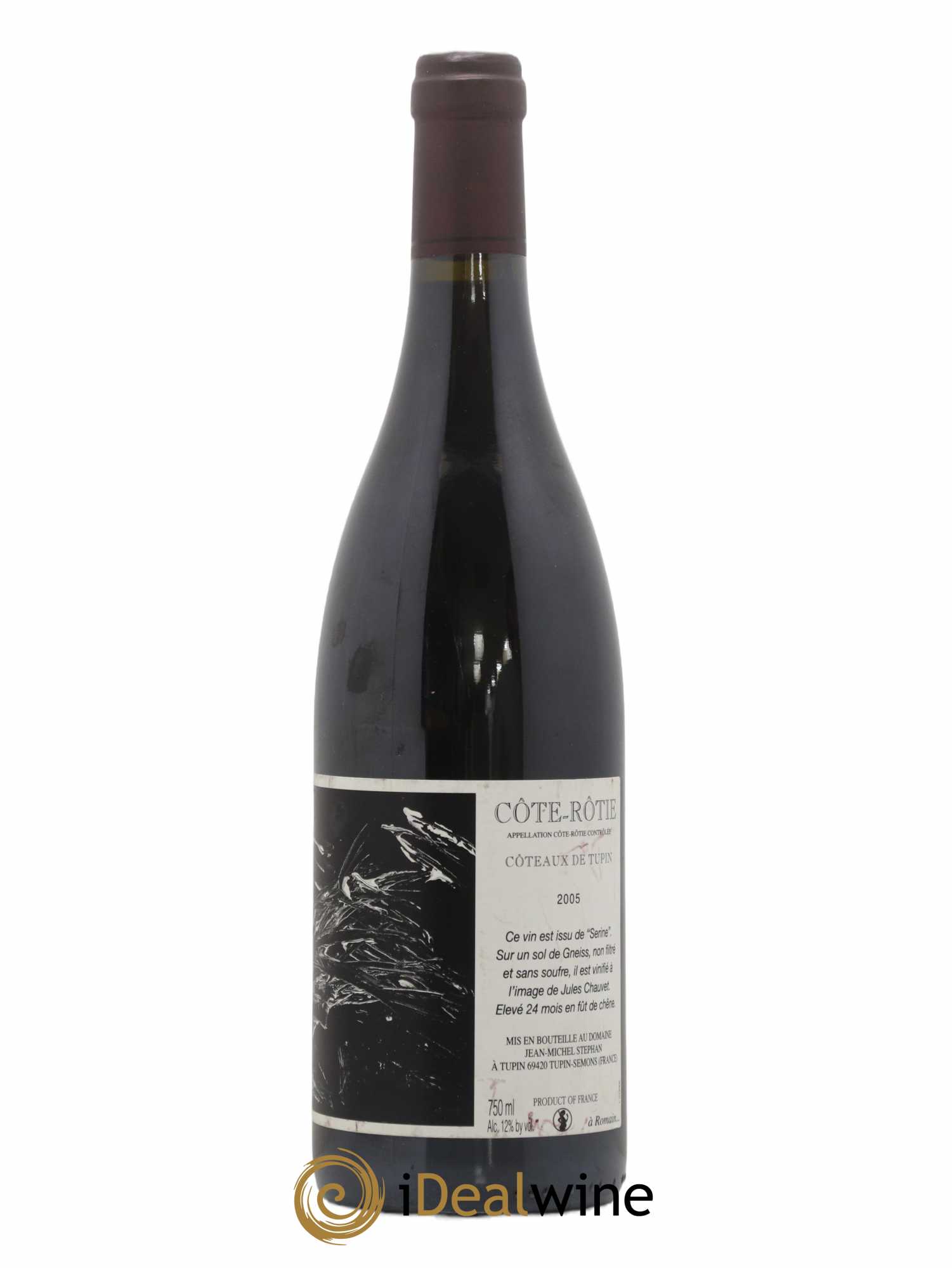 Côte-Rôtie Coteaux de Tupin Jean-Michel Stephan 2005 - Lot de 1 bouteille - 0