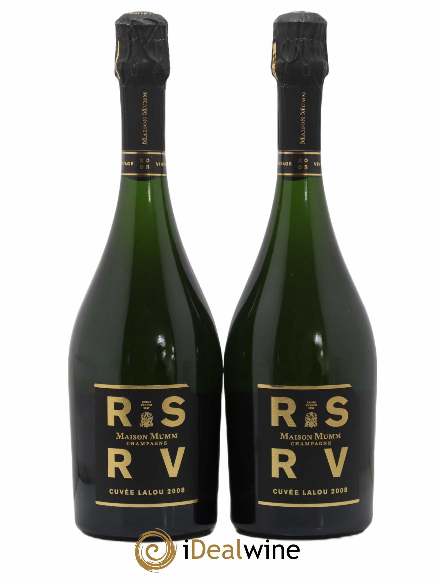 René Lalou Mumm 2008 - Lot de 2 bouteilles - 0