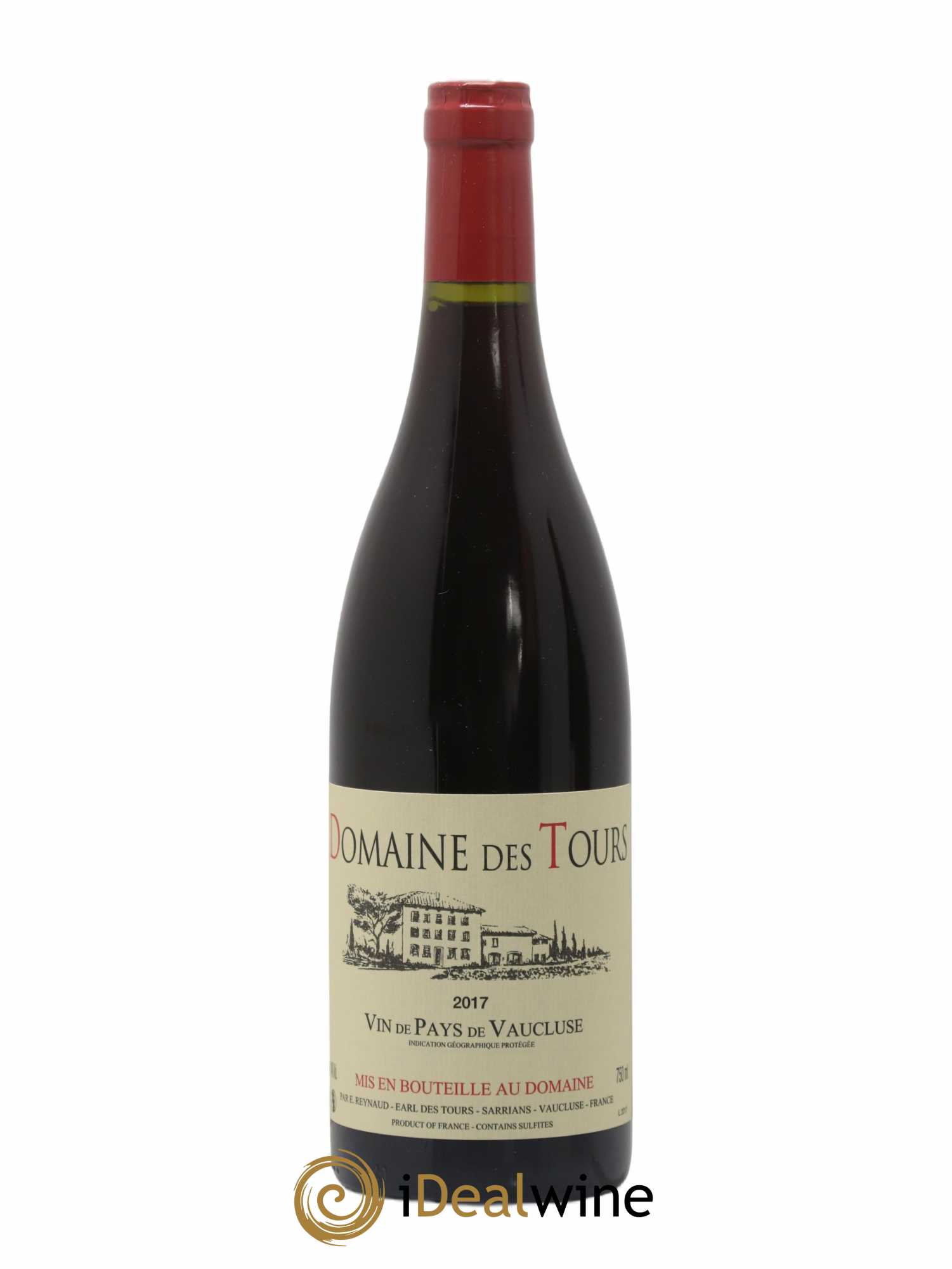 Vaucluse (Vin de Pays de Vaucluse) Domaine des Tours Emmanuel Reynaud 2017 - Lot de 1 bouteille - 0