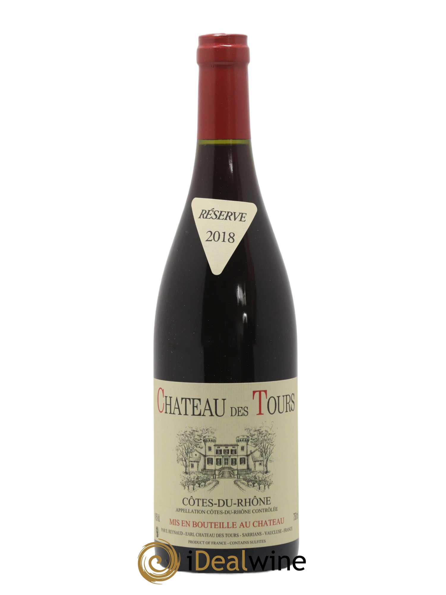Côtes-du-Rhône Château des Tours Emmanuel Reynaud 2018 - Lot de 1 bouteille - 0