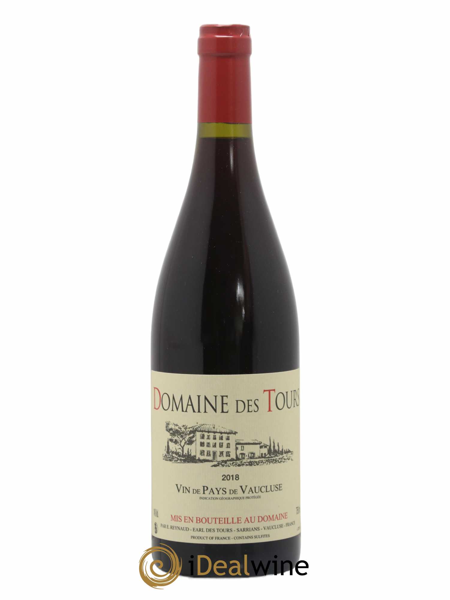 Vaucluse (Vin de Pays de Vaucluse) Domaine des Tours Emmanuel Reynaud 2018 - Lot de 1 bouteille - 0