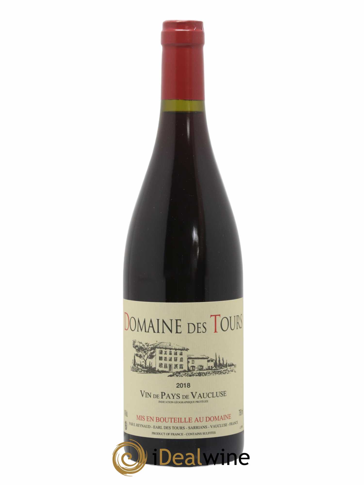 Vaucluse (Vin de Pays de Vaucluse) Domaine des Tours Emmanuel Reynaud 2018 - Lot de 1 bouteille - 0