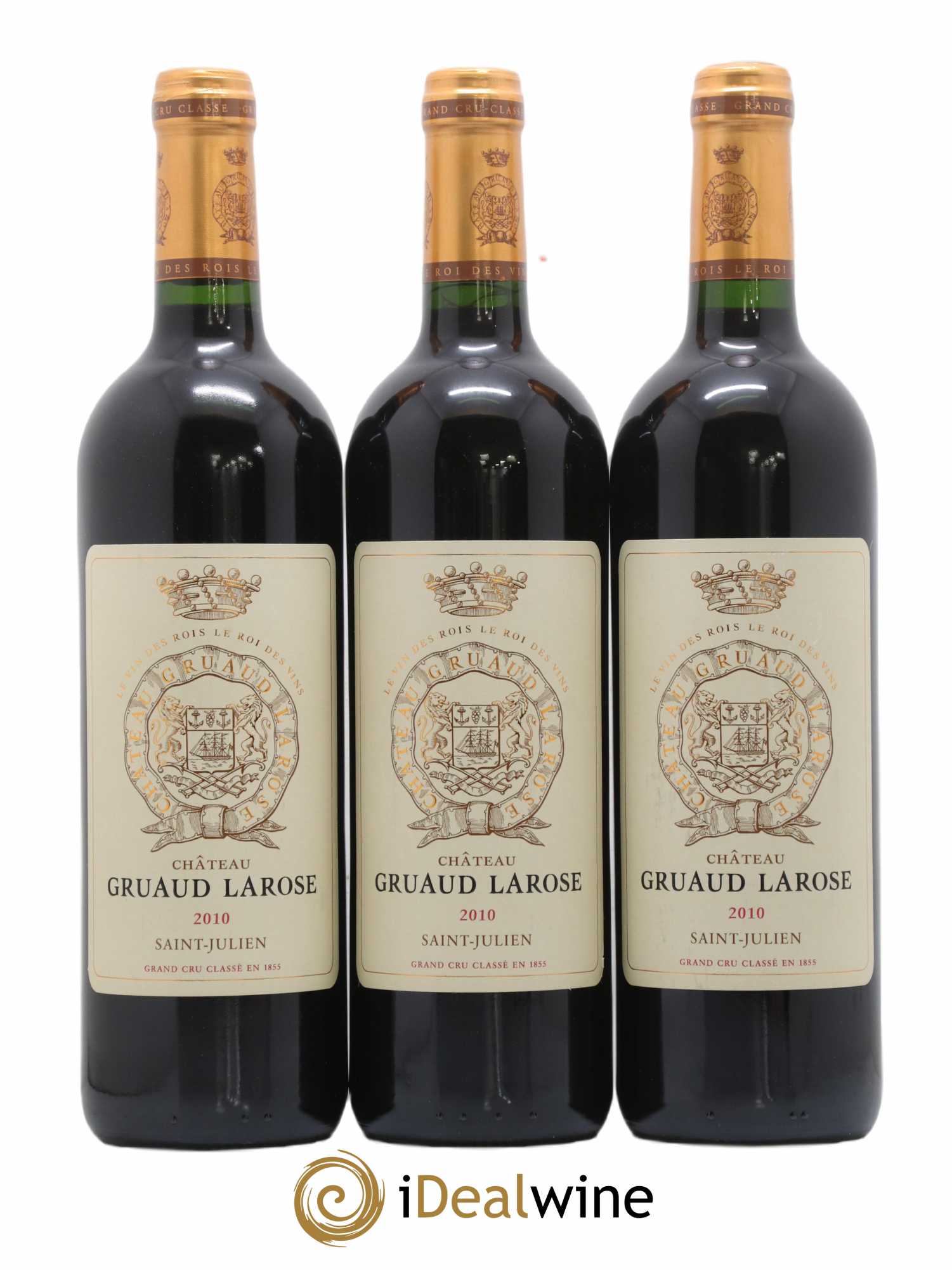 Château Gruaud Larose 2ème Grand Cru Classé 2010 - Lot de 3 bouteilles - 0