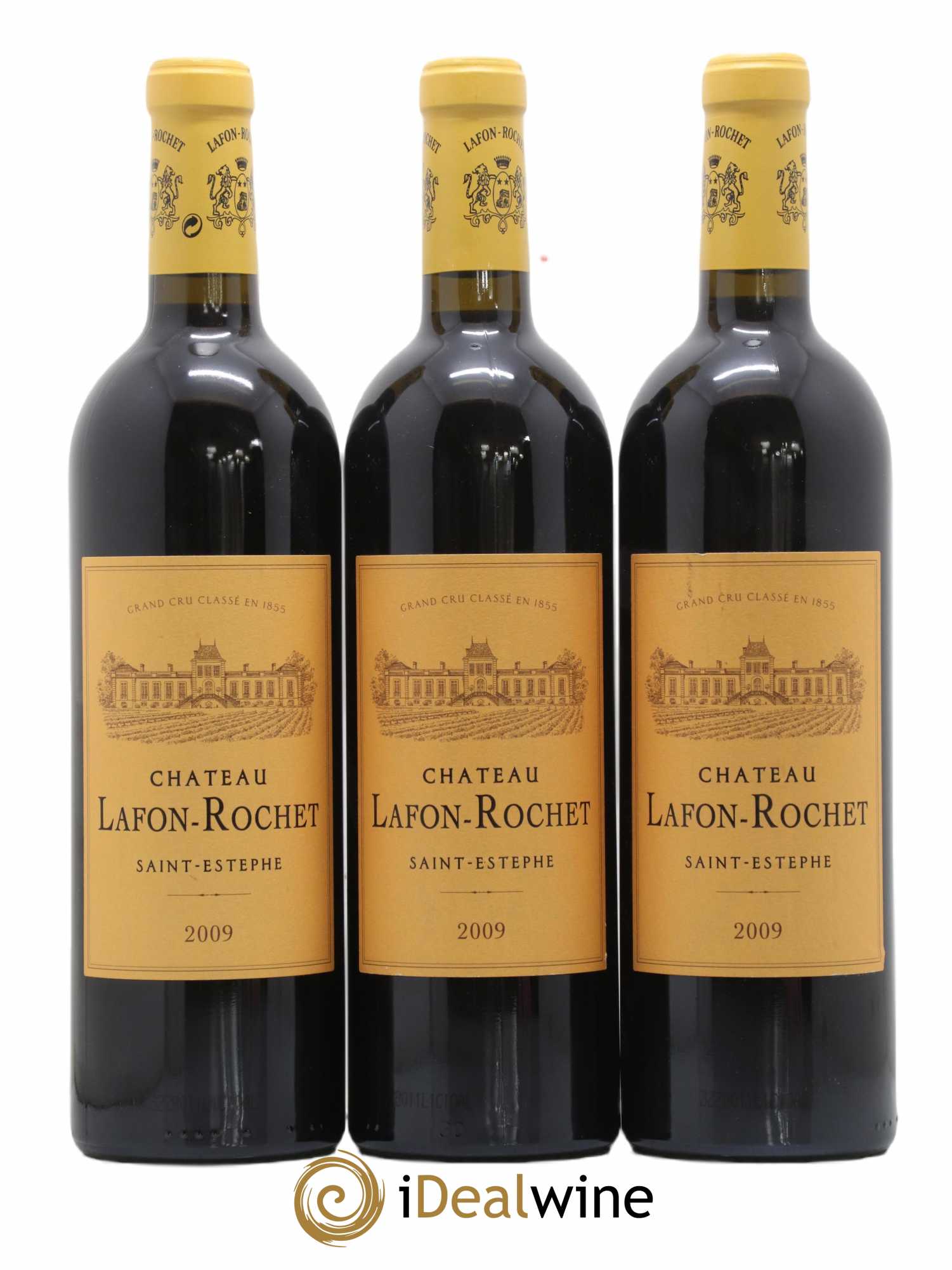 Château Lafon Rochet 4ème Grand Cru Classé 2009 - Lot de 3 bouteilles - 0
