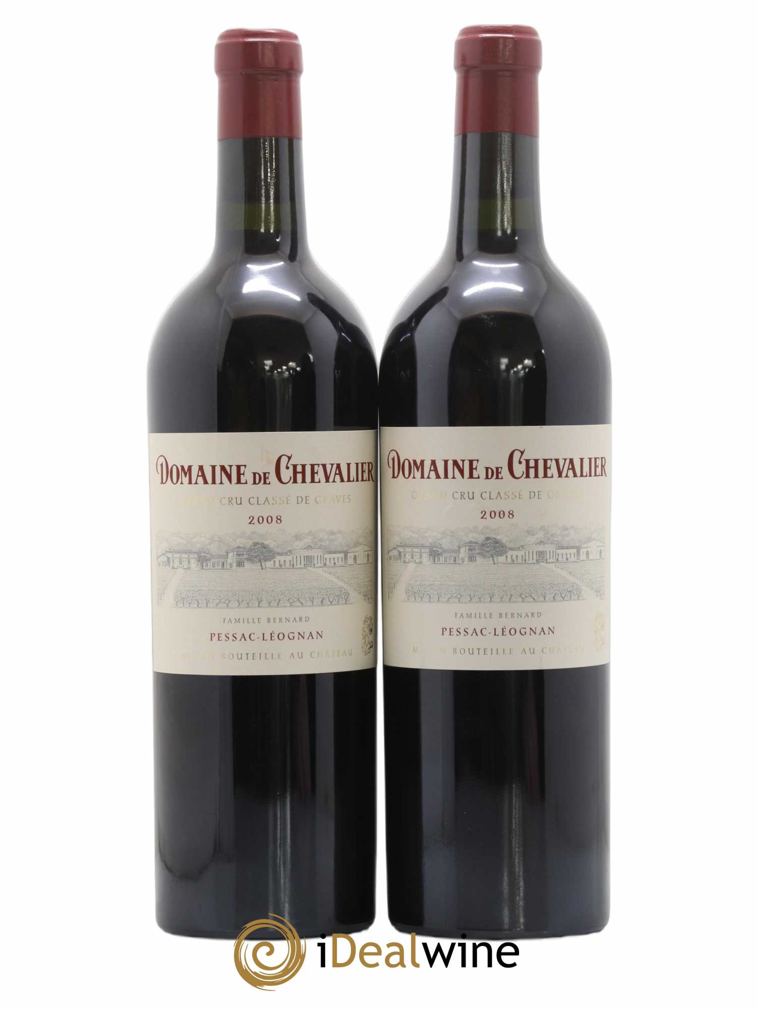 Domaine de Chevalier Cru Classé de Graves 2008 - Lot de 2 bouteilles - 0