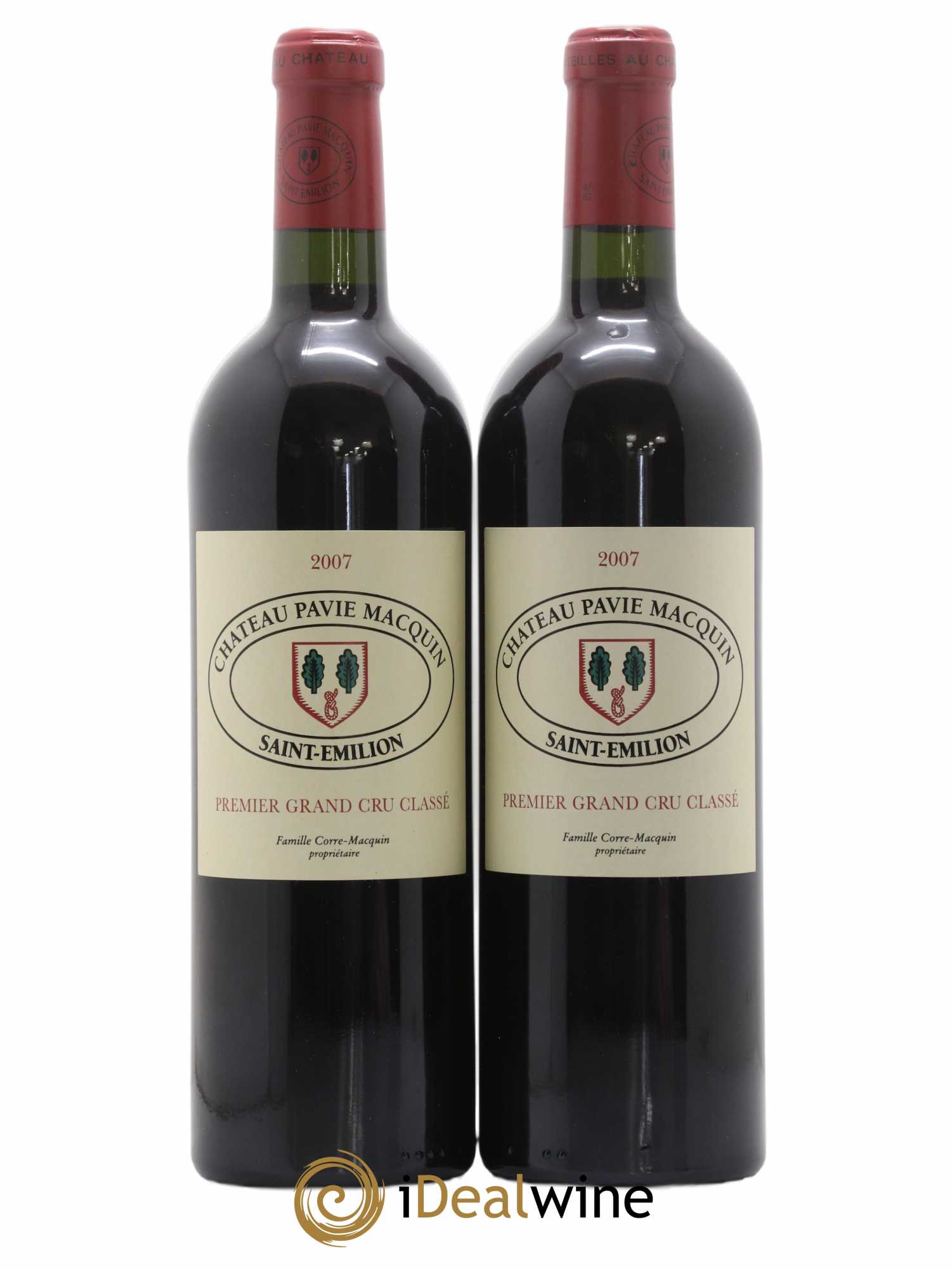 Château Pavie Macquin 1er Grand Cru Classé B 2007 - Lot of 2 bottles - 0