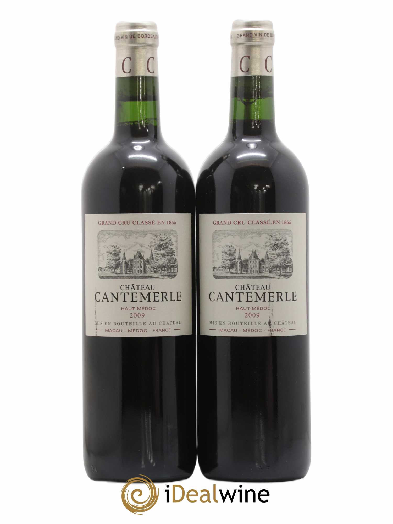 Château Cantemerle 5ème Grand Cru Classé 2009 - Lot de 2 bouteilles - 0