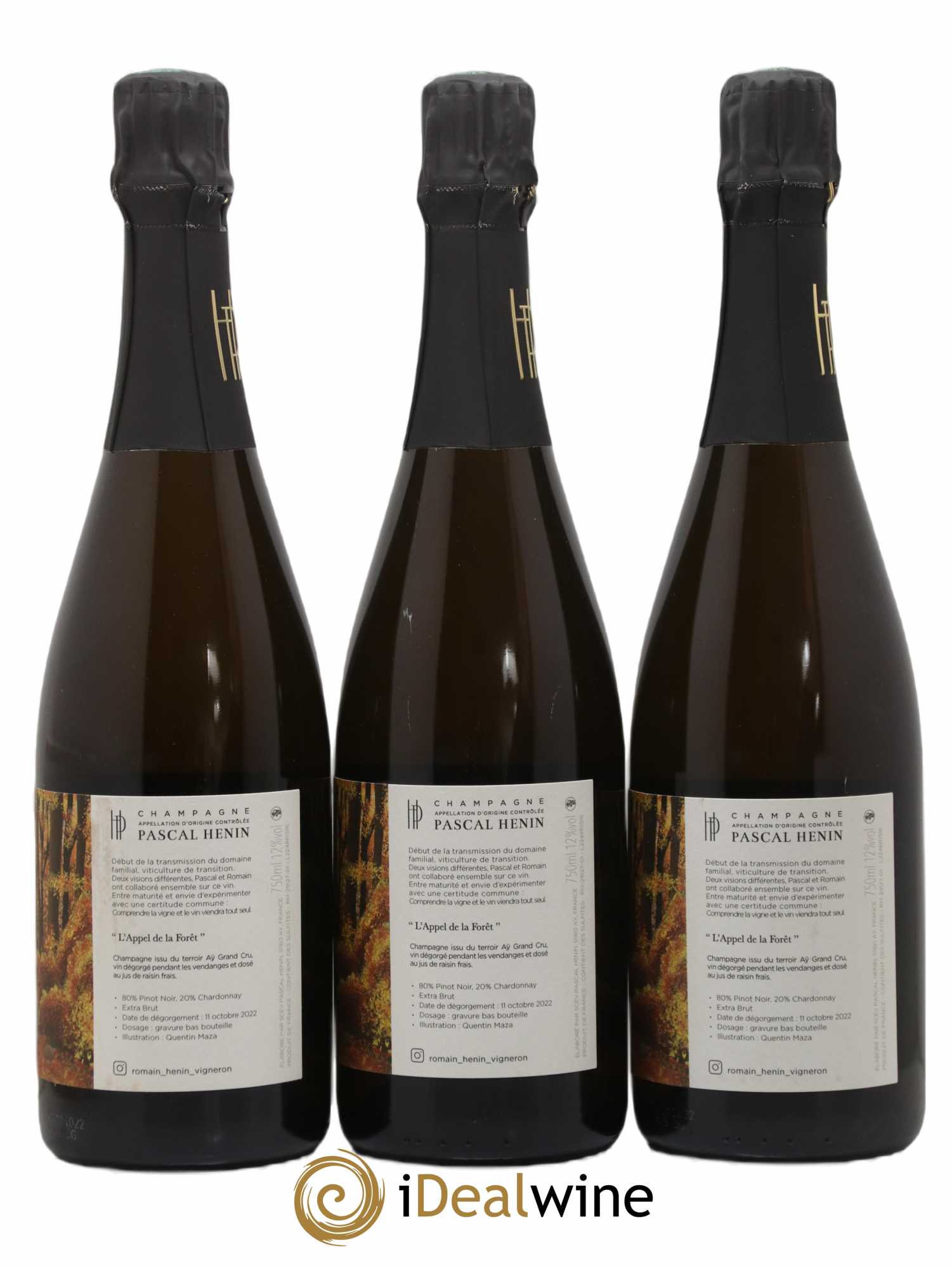 L'Appel de la Fôret Romain Henin - Lot de 3 bouteilles - 1