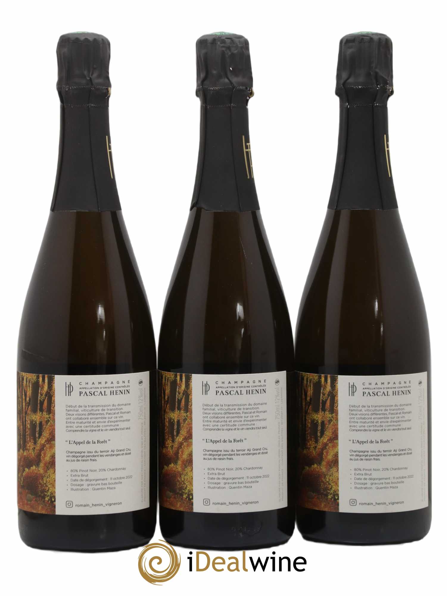 L'Appel de la Fôret Romain Henin - Lot de 3 bouteilles - 1