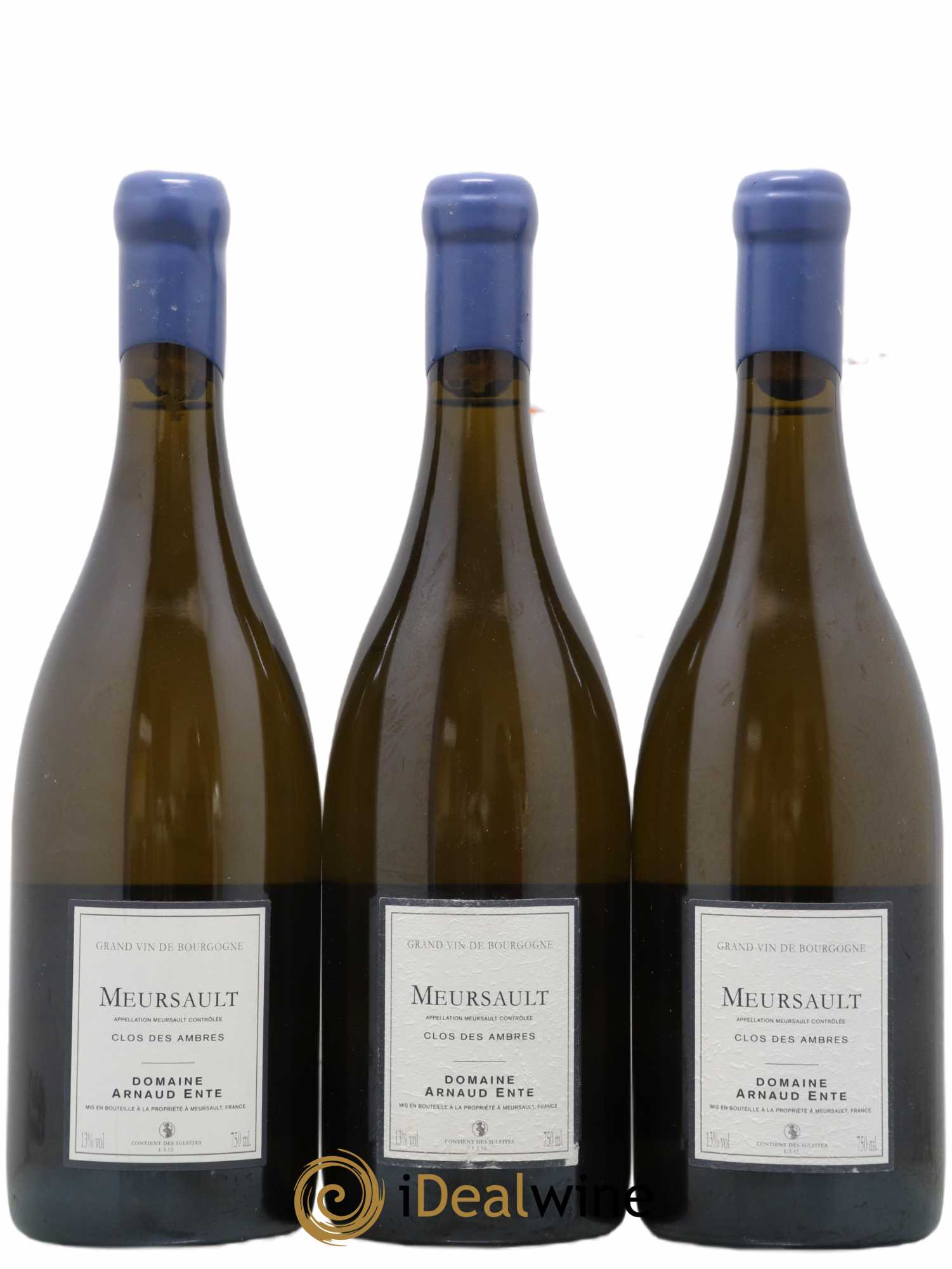 Meursault Clos des Ambres Arnaud Ente 2012 - Lot de 3 bouteilles - 1