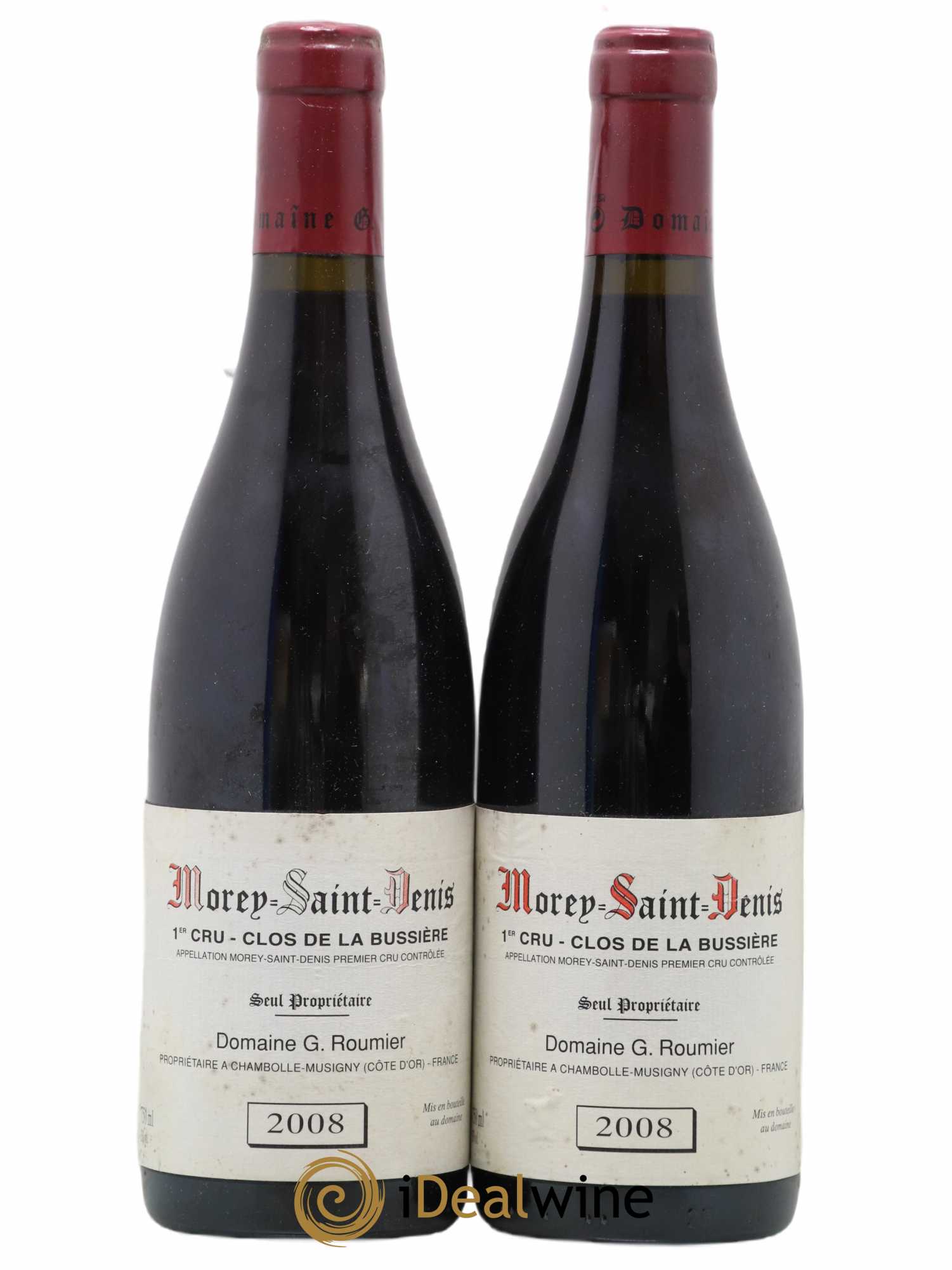 Morey Saint-Denis 1er Cru Clos de la Bussière Georges Roumier (Domaine) 2008 - Lot of 2 bottles - 0