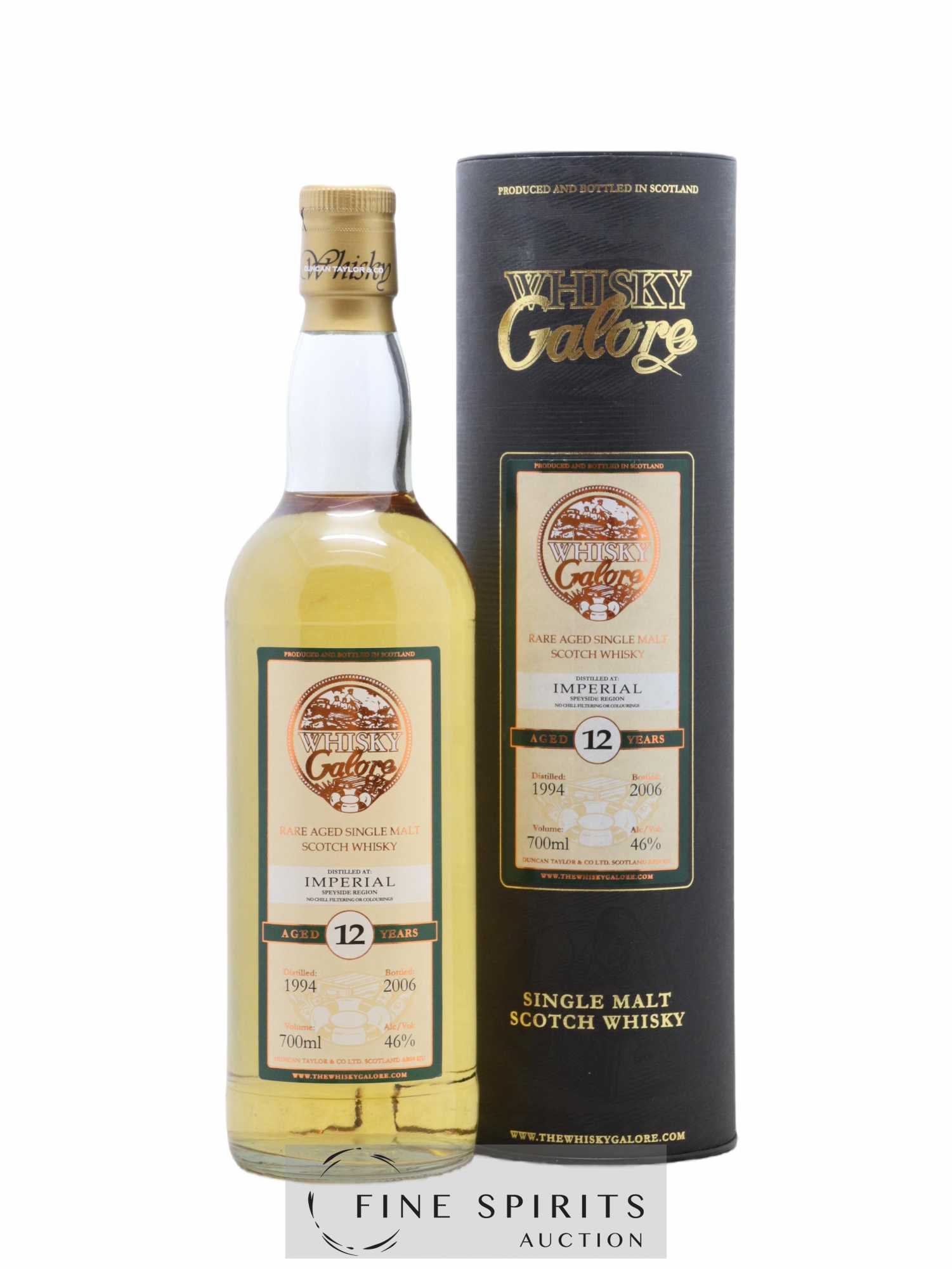 Imperial 12 years 1994 Duncan Taylor bottled 2006 Whisky Galore - Lot of 1 bottle - 0