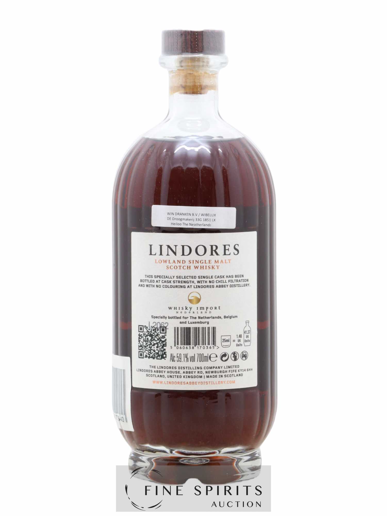 Lindores 2018 Of. Cask n°18-577 - One of 720 - bottled 2022 - Lot de 1 bouteille - 1