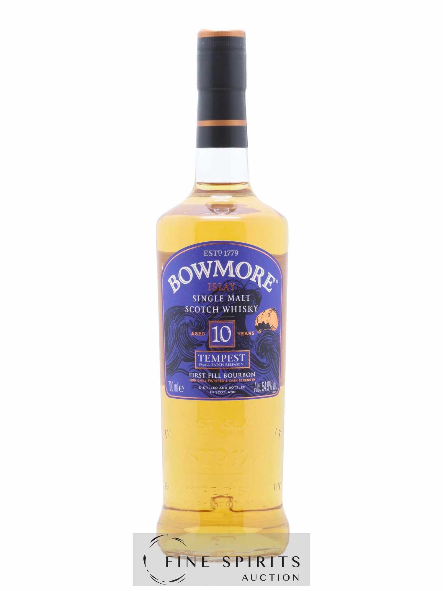 Bowmore 10 years Of. Tempest First Fill Bourbon Small Batch Release VI - Posten von 1 Flasche - 1