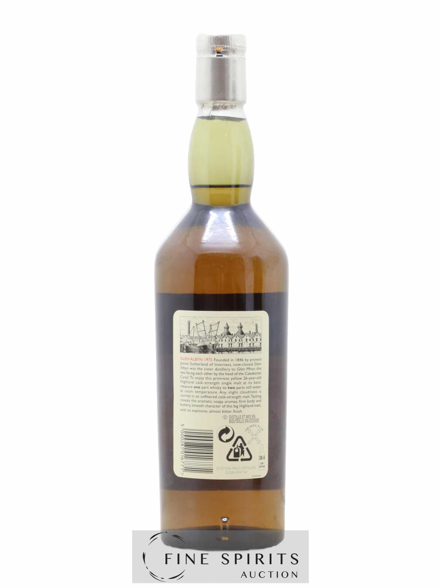 Glen Albyn 26 years 1975 Of. Rare Malts Selection Natural Cask Strengh - bottled 2002 Limited Edition - Lot de 1 bouteille - 2