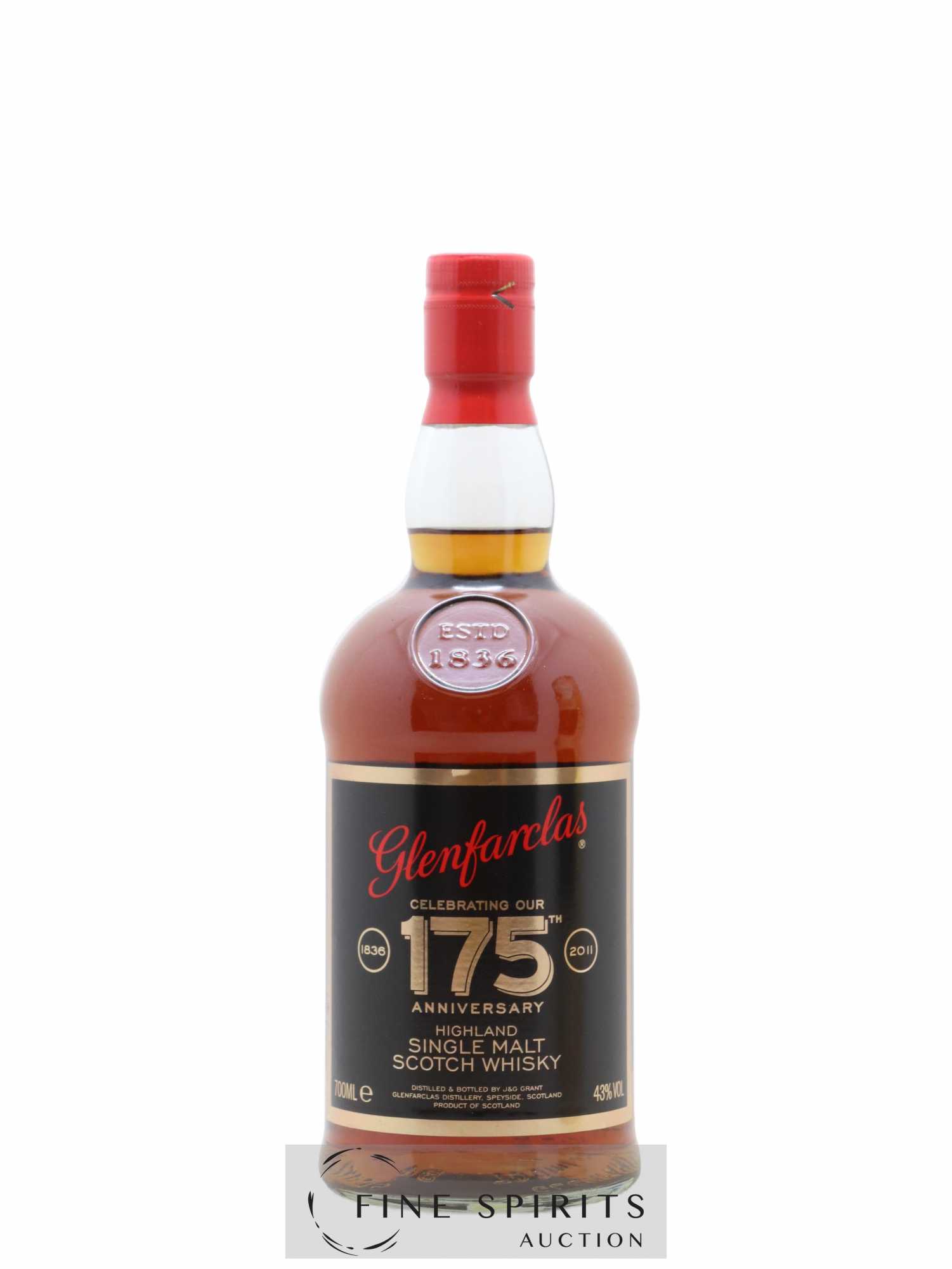 Glenfarclas Of. 175th Anniversary bottled 2011 - Lot de 1 bouteille - 1