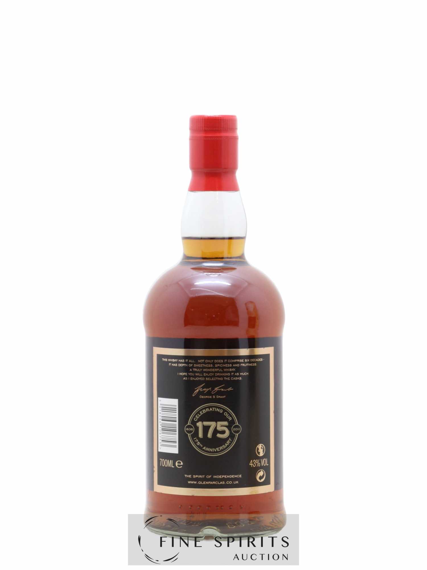 Glenfarclas Of. 175th Anniversary bottled 2011 - Lot de 1 bouteille - 2
