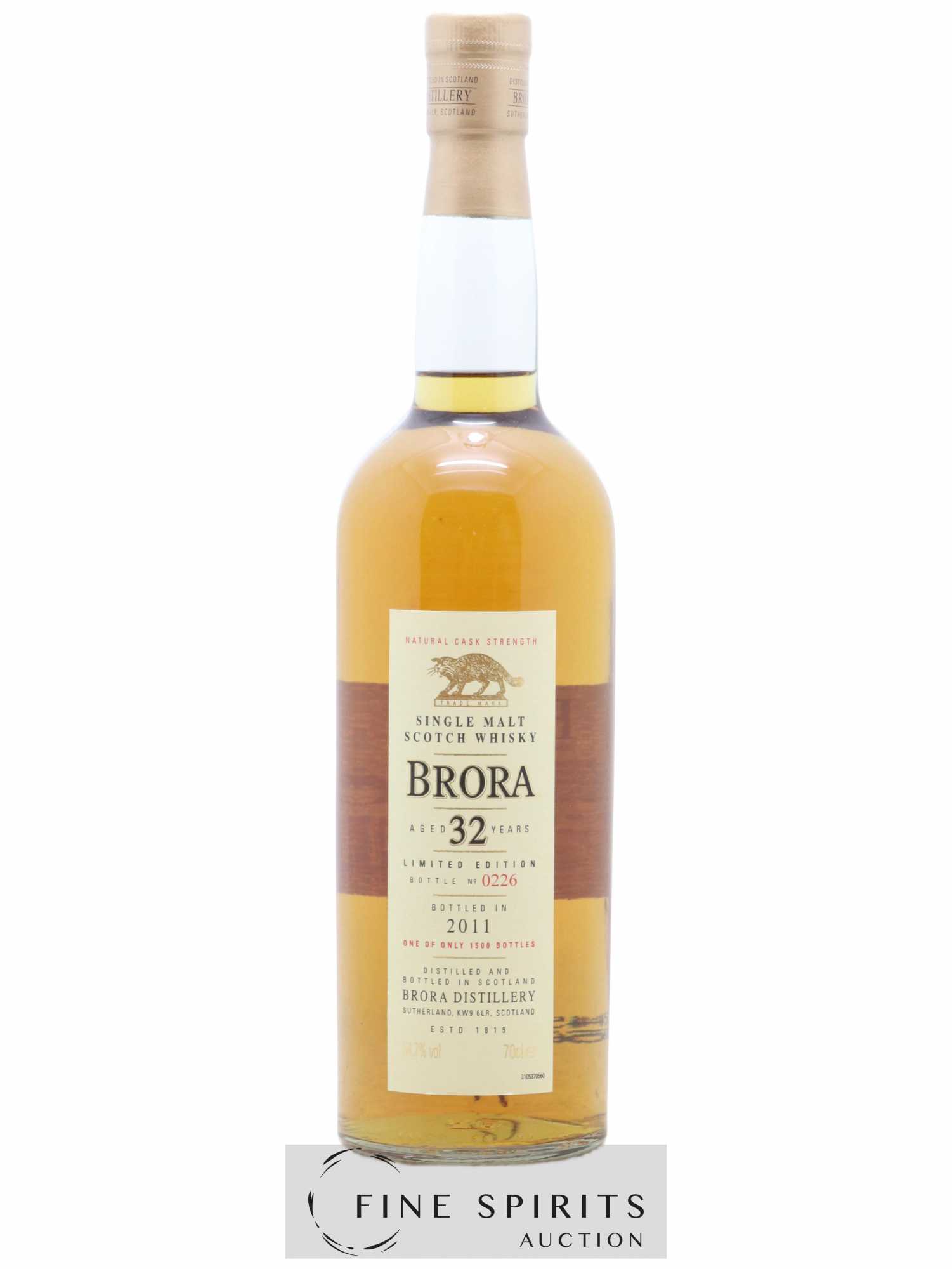 Brora 32 years Of. One of 1500 - bottled 2011 Limited Edition - Lot de 1 bouteille - 1