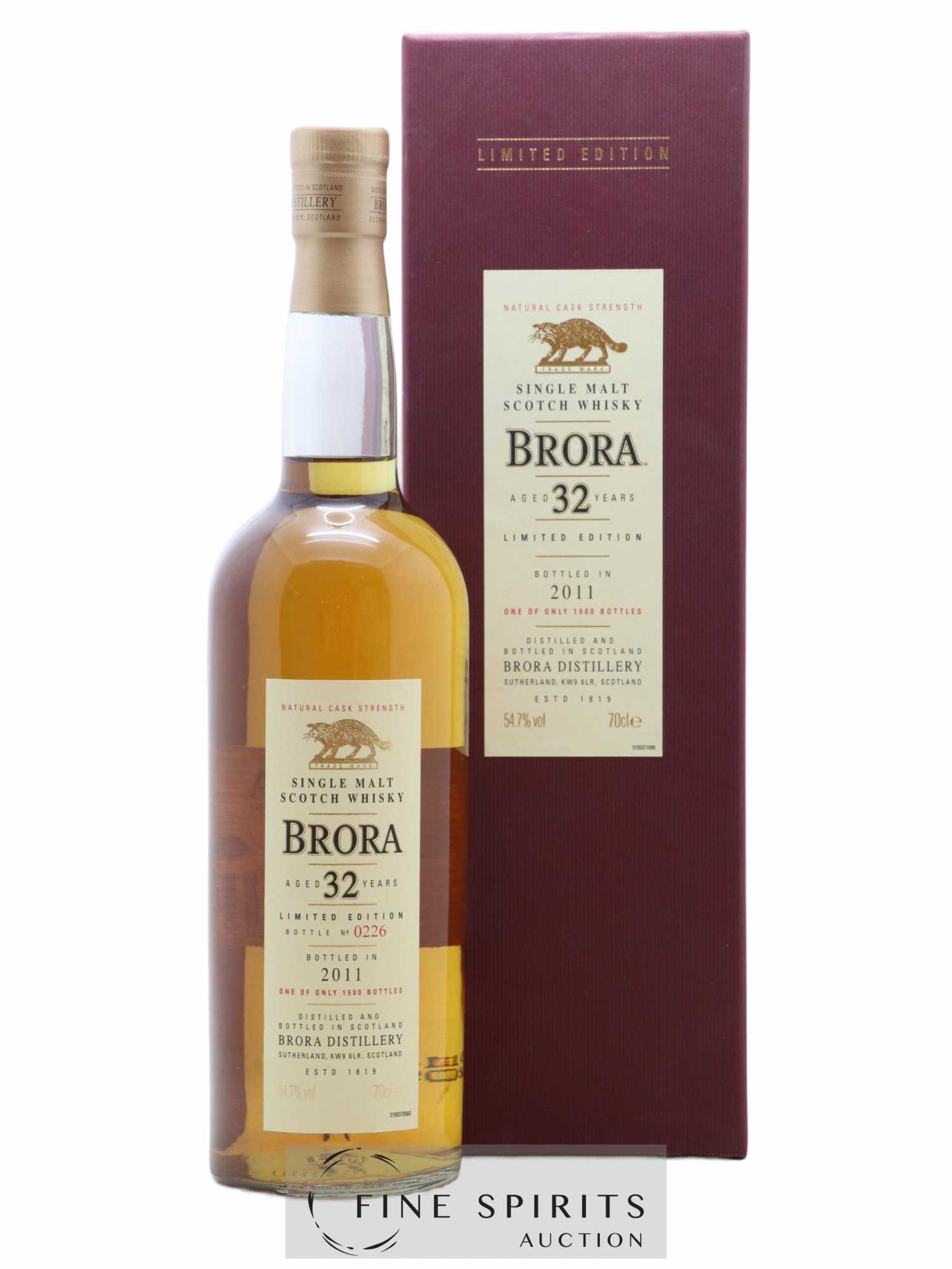 Brora 32 years Of. One of 1500 - bottled 2011 Limited Edition - Lot de 1 bouteille - 0