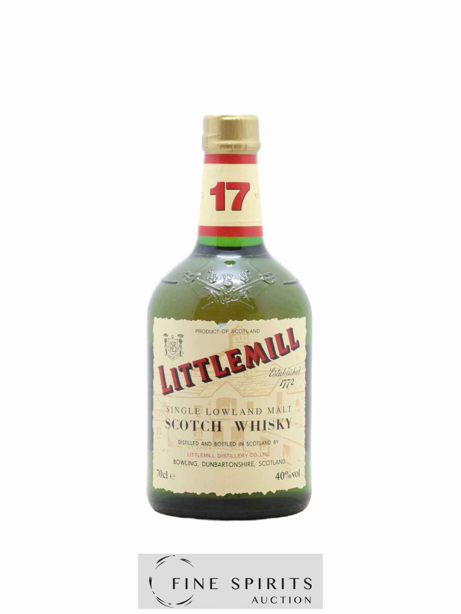 Littlemill 17 years Of. - Posten von 1 Flasche - 1