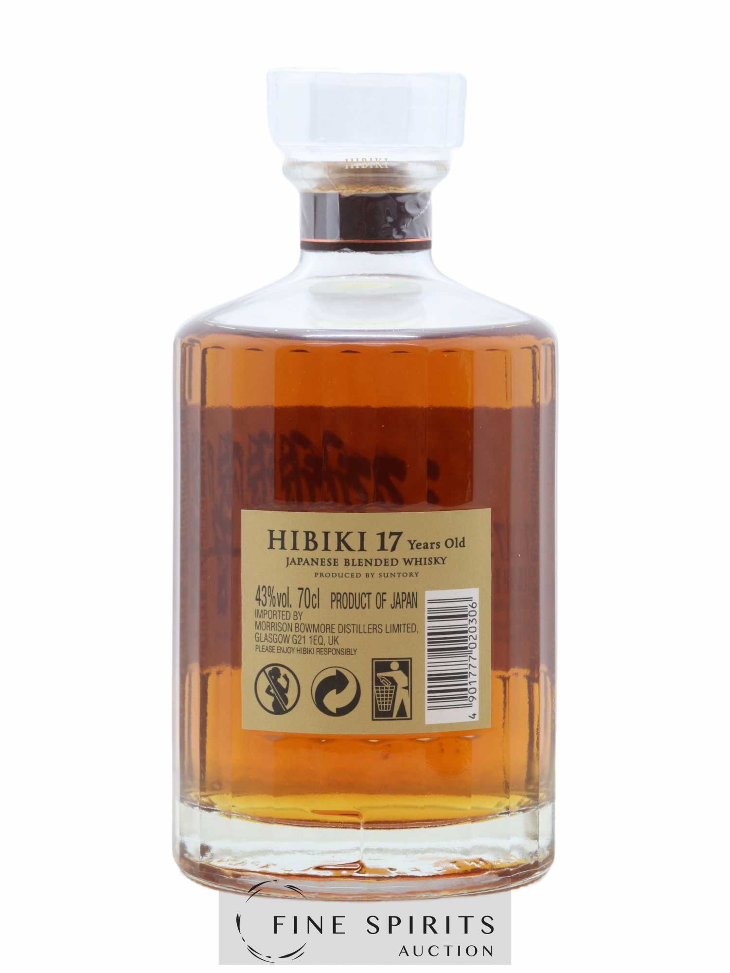 Hibiki 17 years Of. Suntory - Lot de 1 bouteille - 2