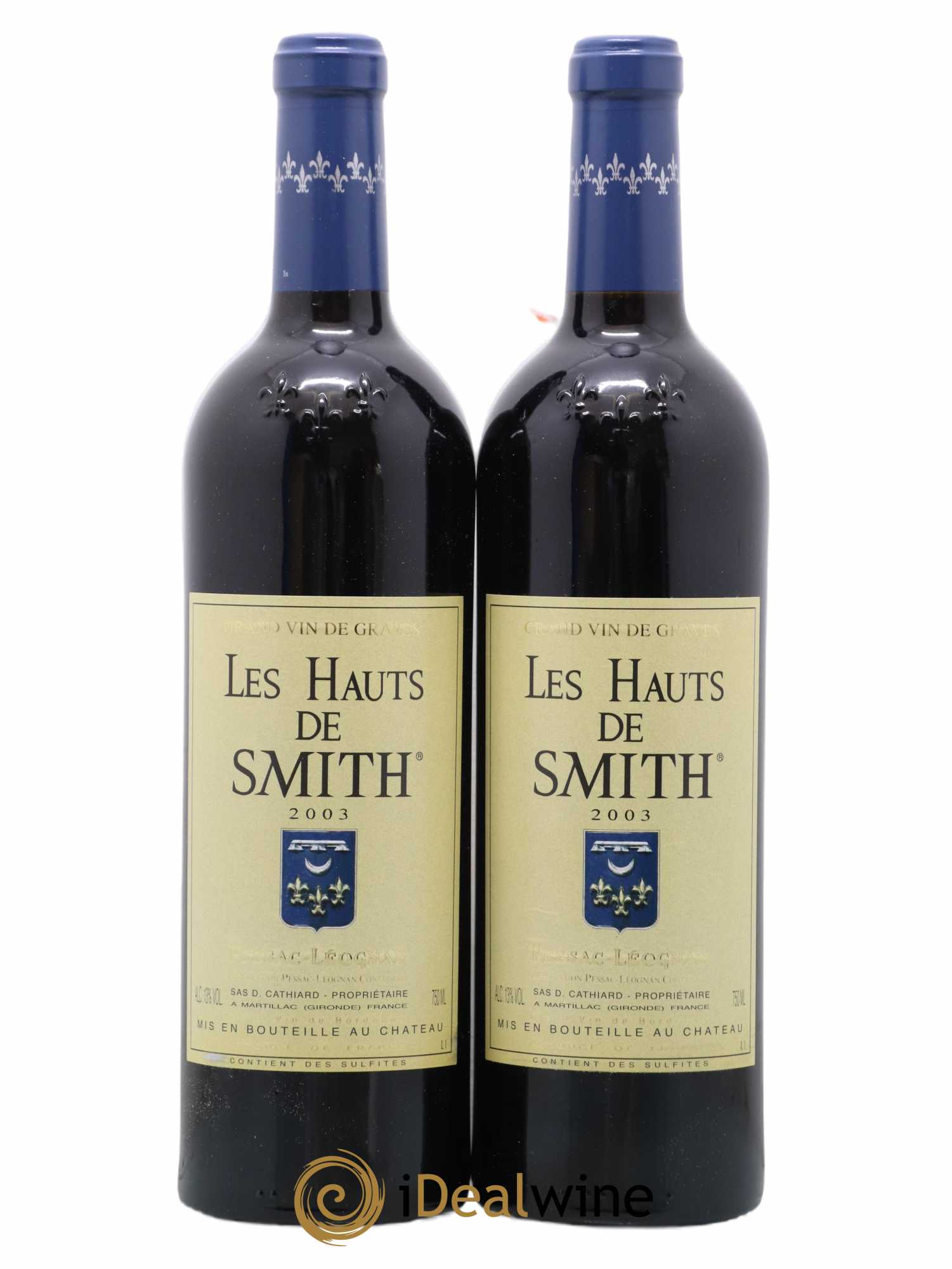 Les Hauts de Smith Second Vin 2003 - Lot de 2 bouteilles - 0
